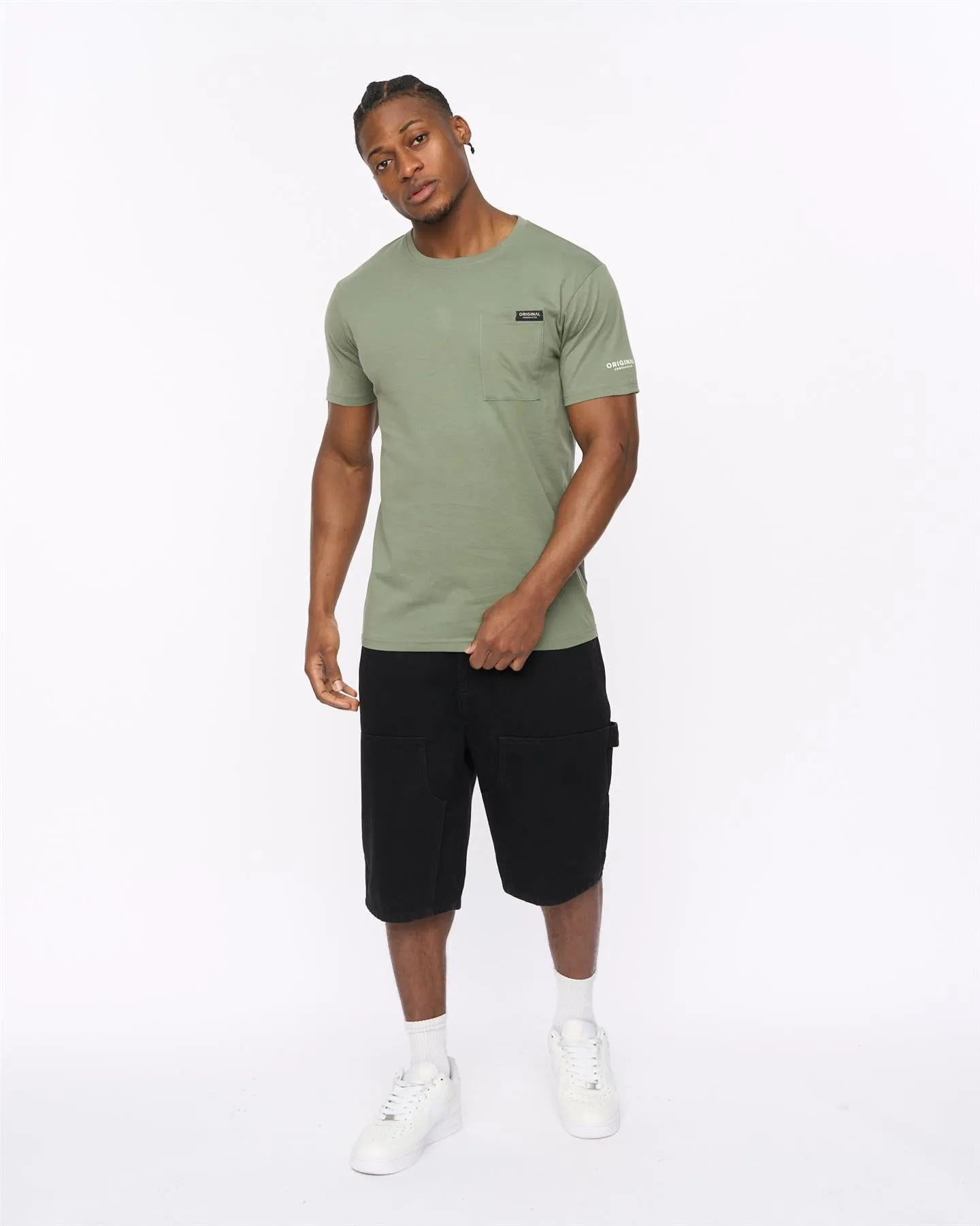 Mens Portville T-Shirt Olive sold by Brand Corner product image thumbnail 3