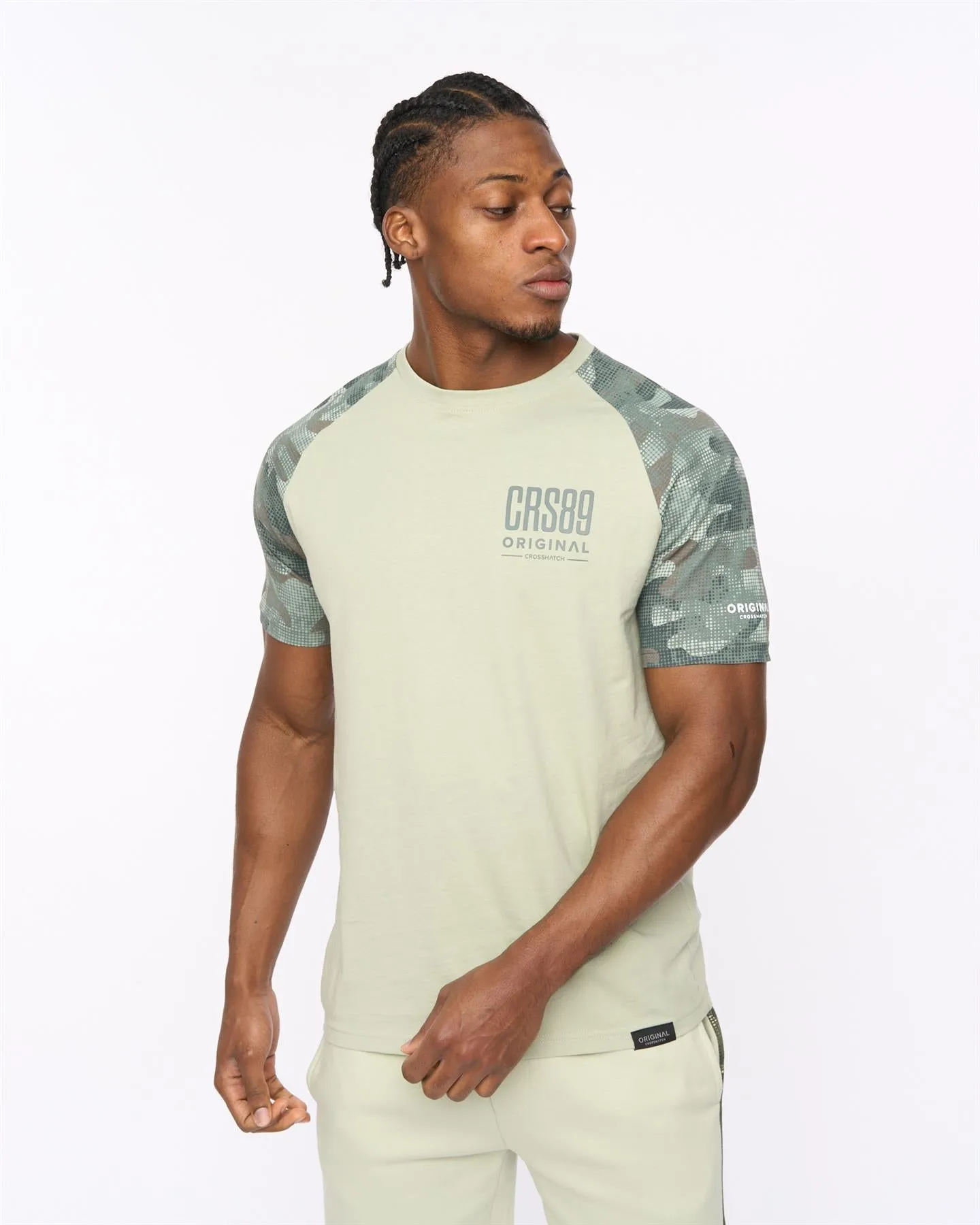 Mens Branton T-Shirt Light Olive sold by Brand Corner product image thumbnail 2