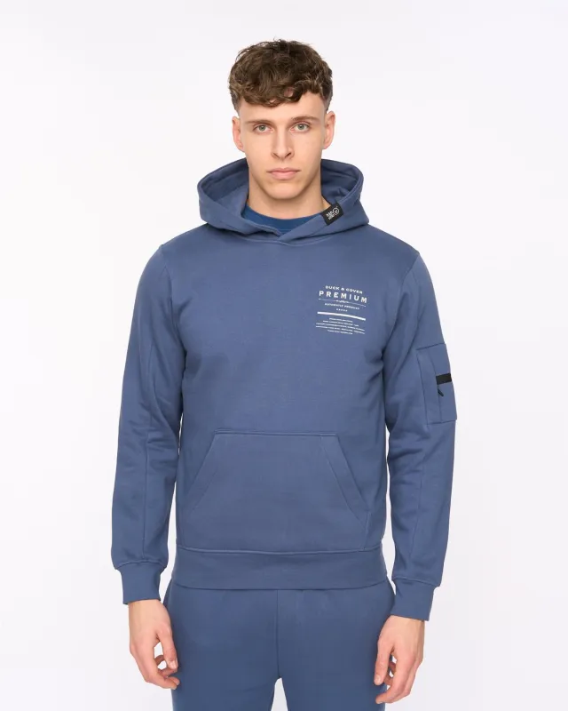 Mens Rayland Hoodie Denim Blue sold by Brand Corner