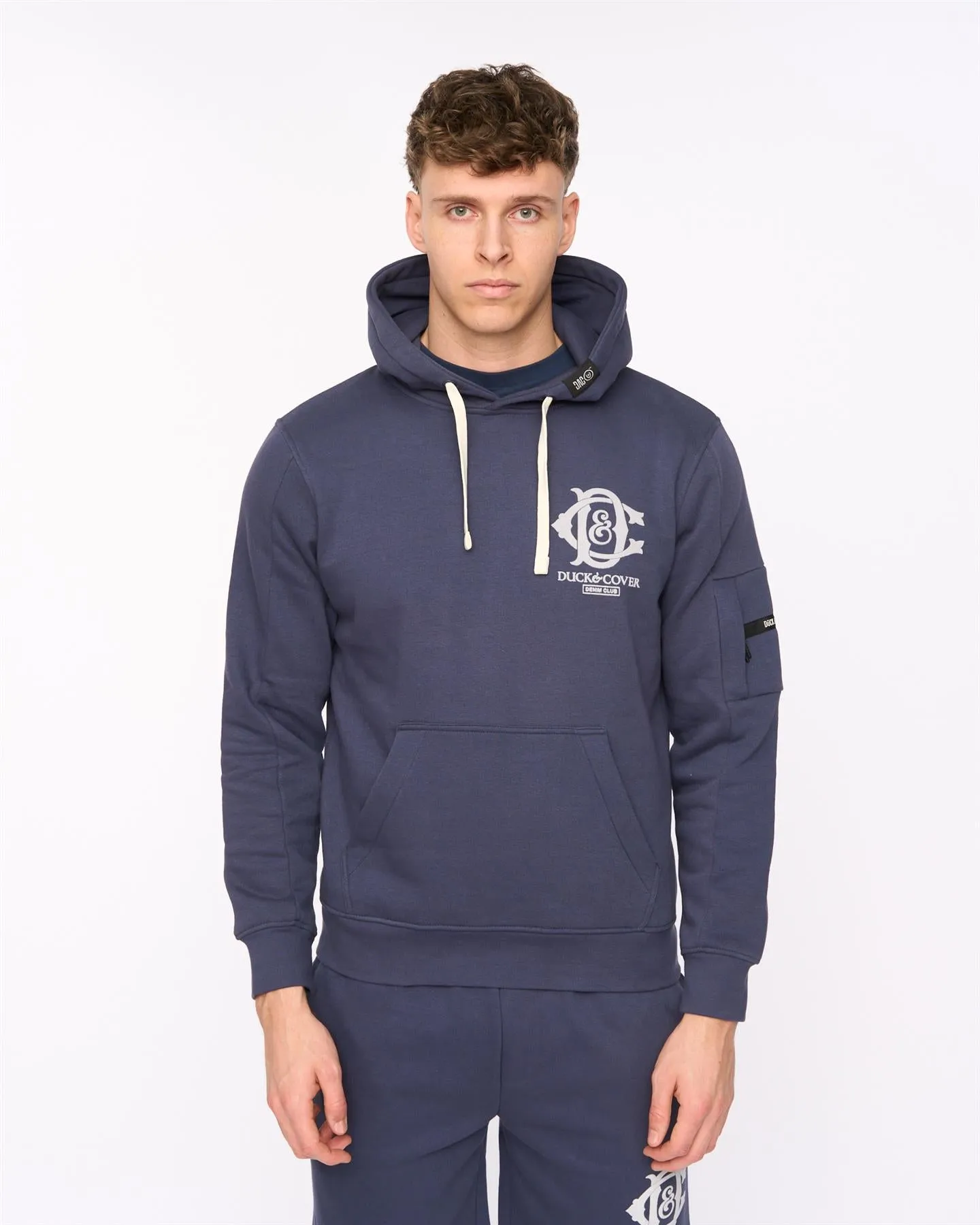 Mens Randolph Hoodie Navy sold by Brand Corner