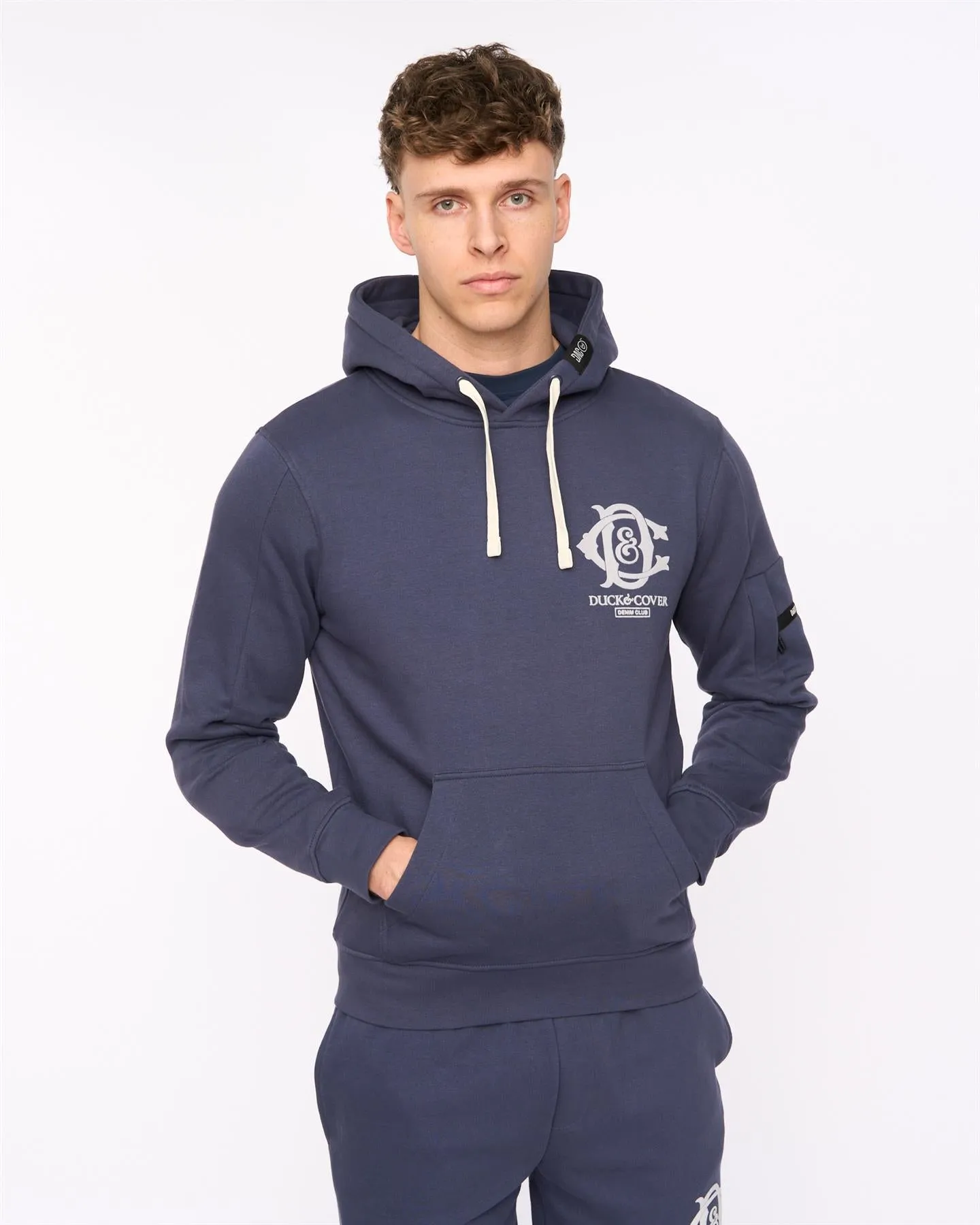 Mens Randolph Hoodie Navy sold by Brand Corner product image thumbnail 5