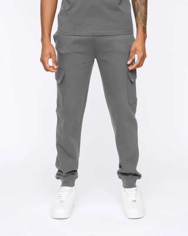Mens Crosby Cargo Joggers Asphalt made by Brand Corner