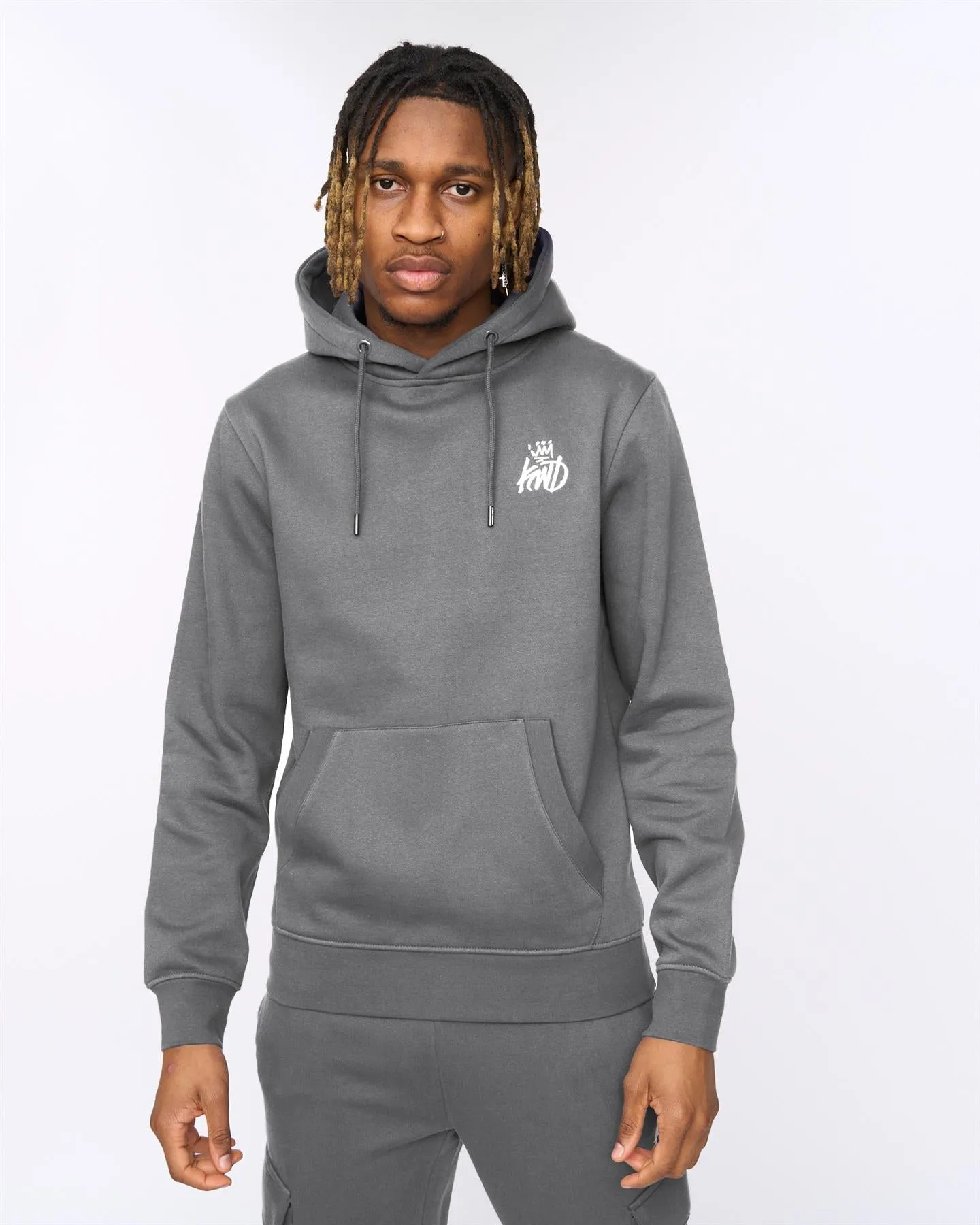 Mens Crosby Hoodie Asphalt sold by Brand Corner