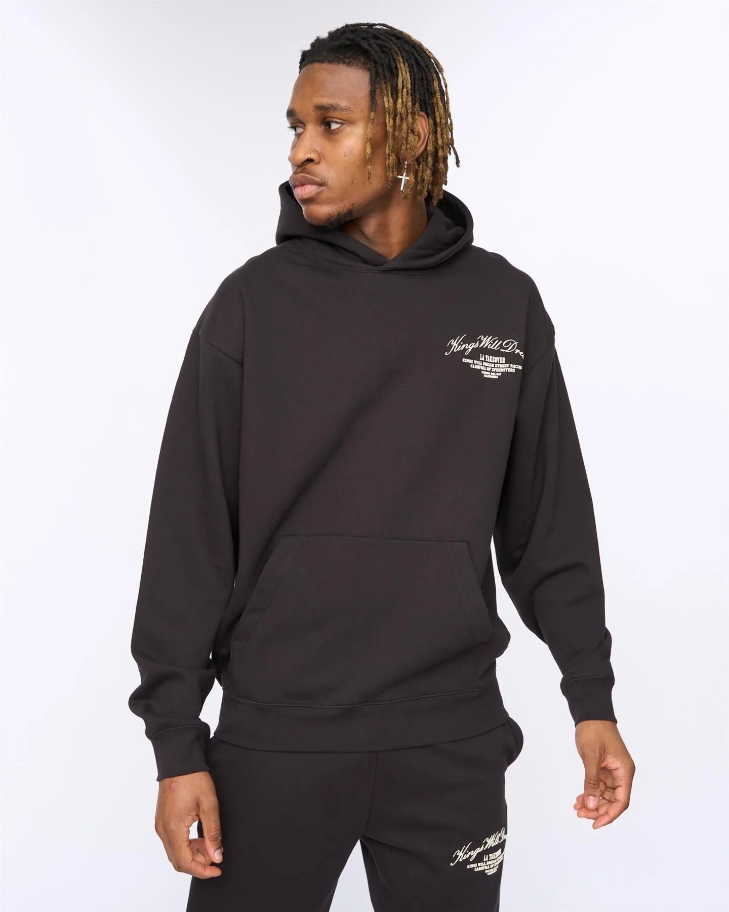 Mens Arch Oversized Hoodie Black sold by Brand Corner