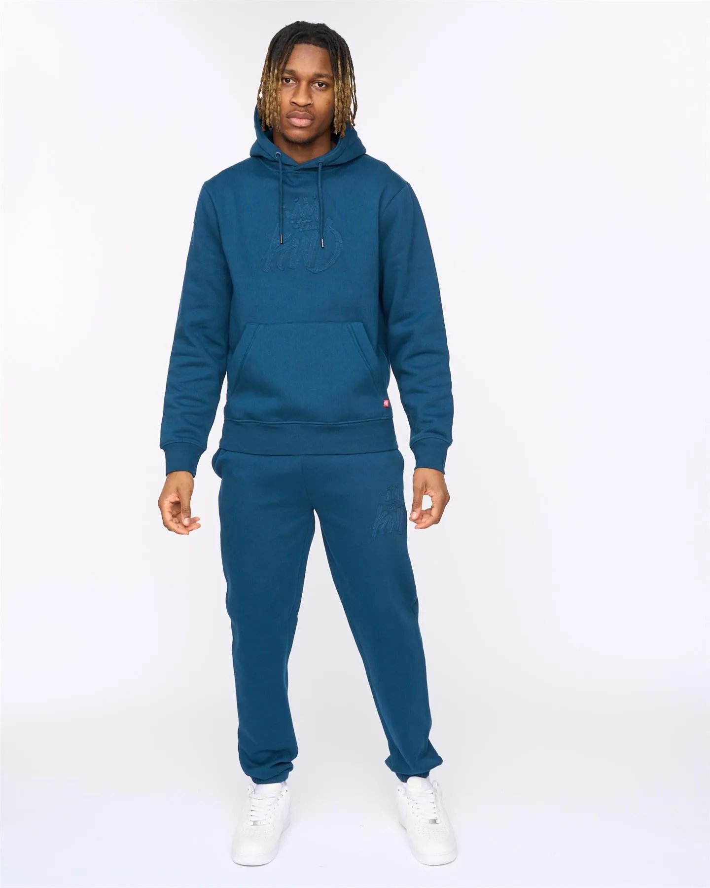 Mens Tonally Hoodie Teal sold by Brand Corner product image thumbnail 3