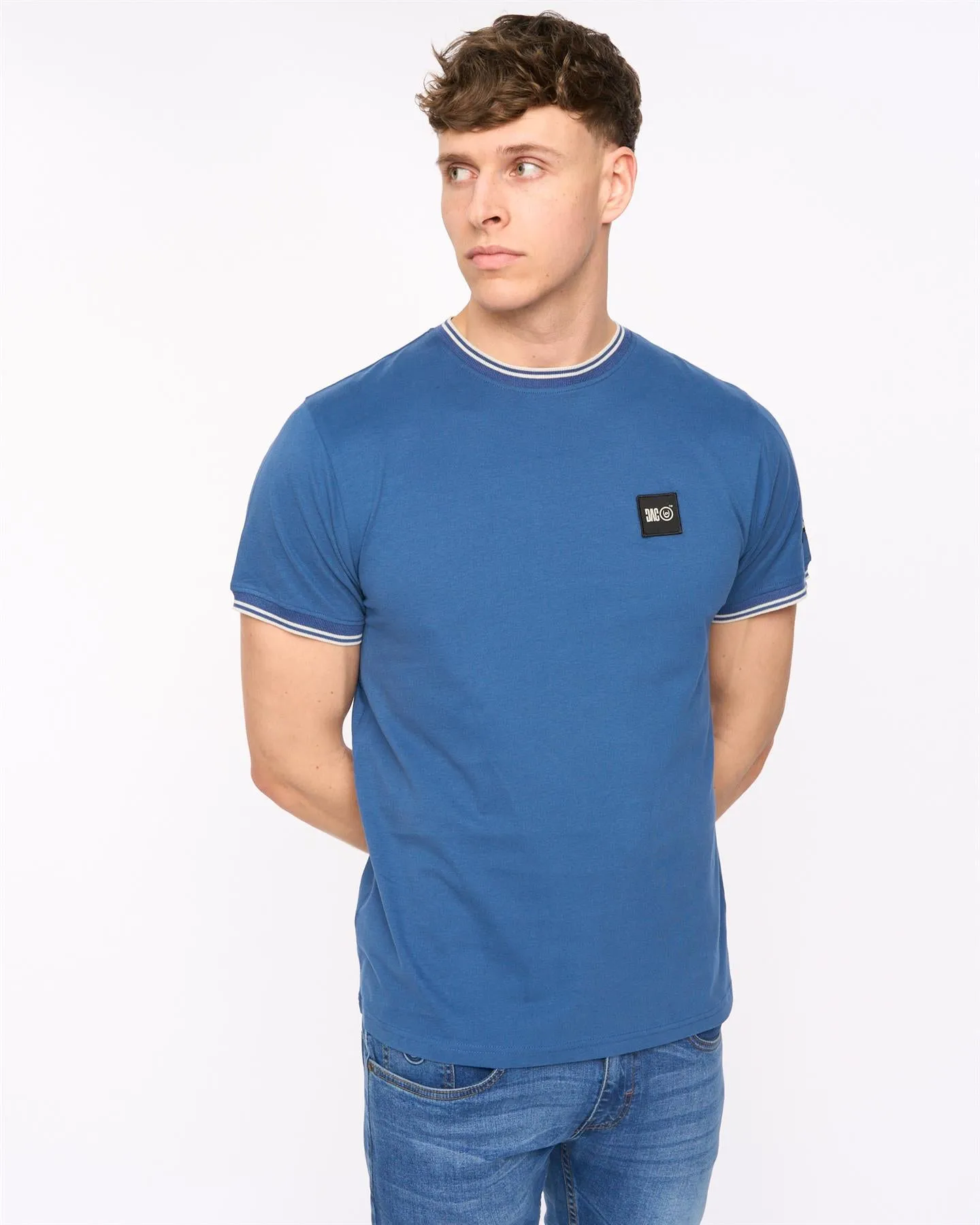 Mens Wrentham T-Shirt Denim Blue sold by Brand Corner product image thumbnail 5