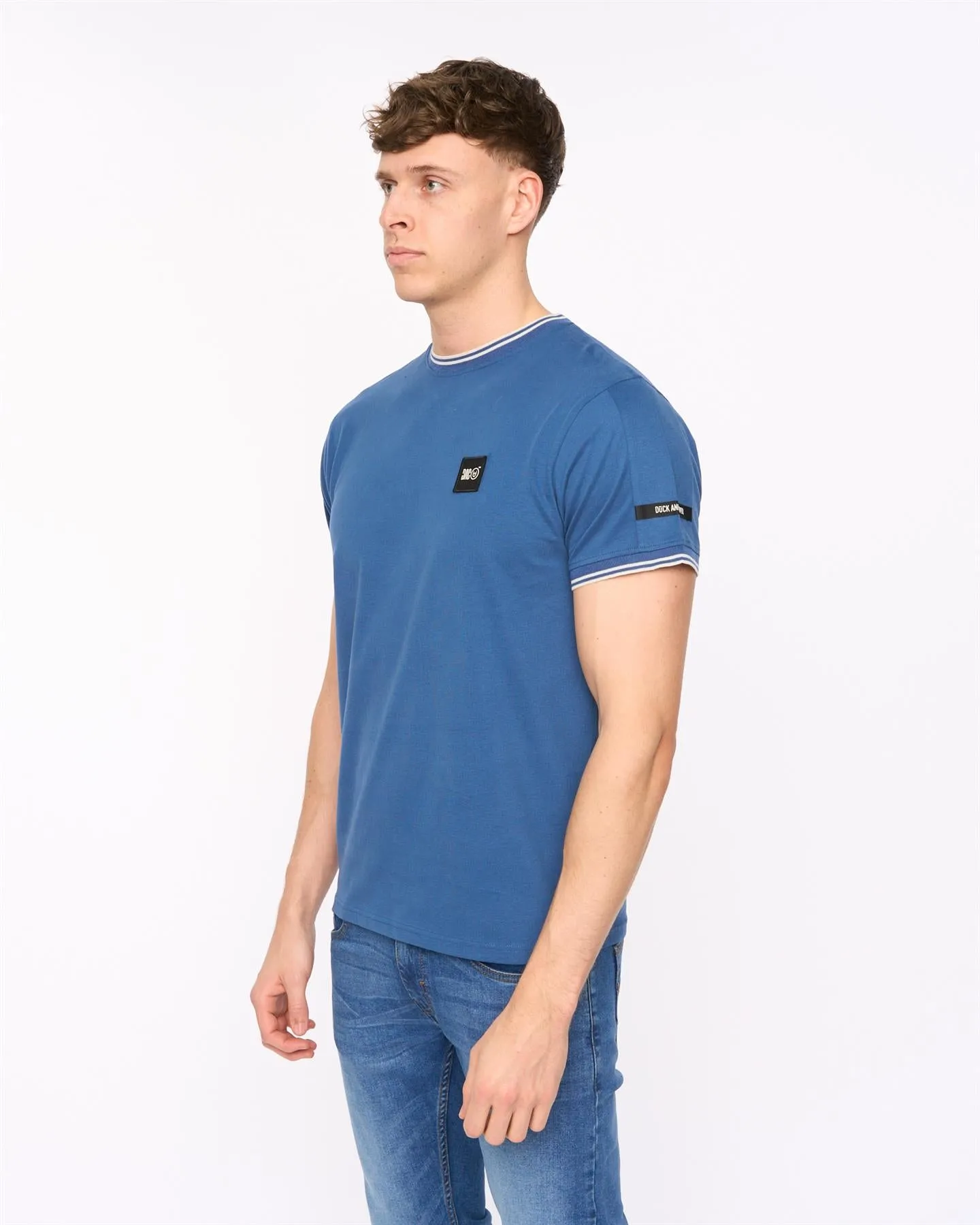 Mens Wrentham T-Shirt Denim Blue sold by Brand Corner product image thumbnail 2