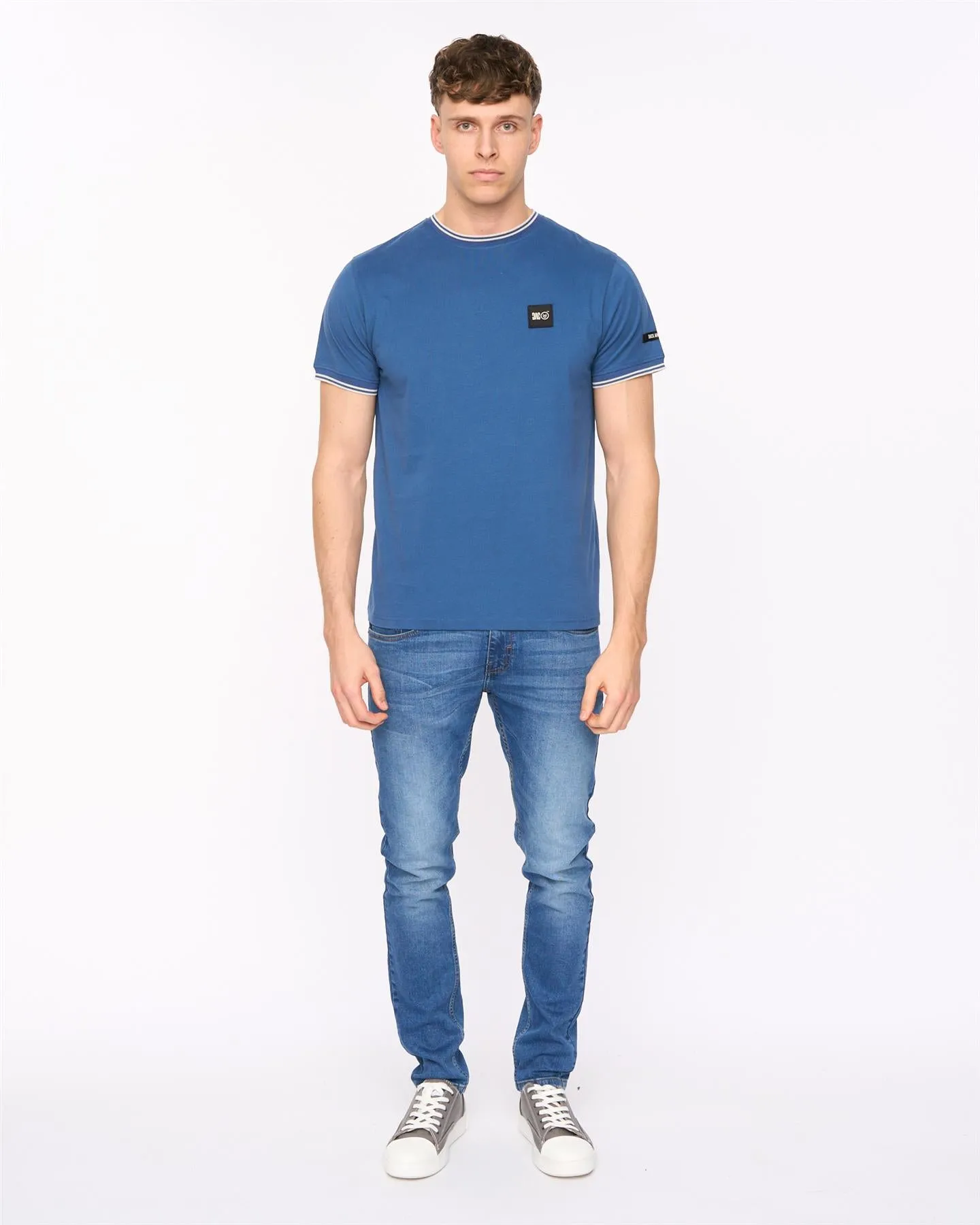 Mens Wrentham T-Shirt Denim Blue sold by Brand Corner product image thumbnail 3
