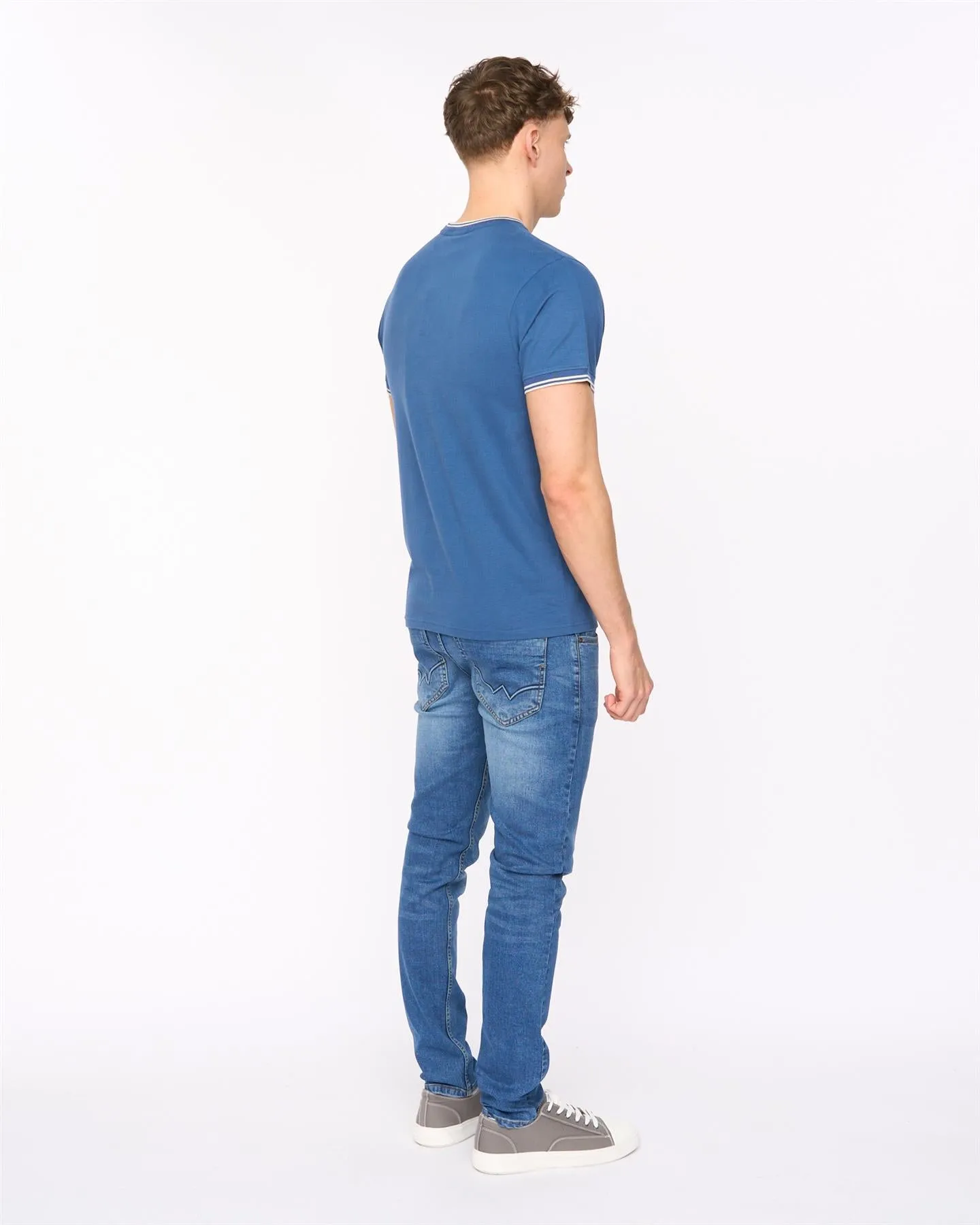 Mens Wrentham T-Shirt Denim Blue sold by Brand Corner product image thumbnail 4