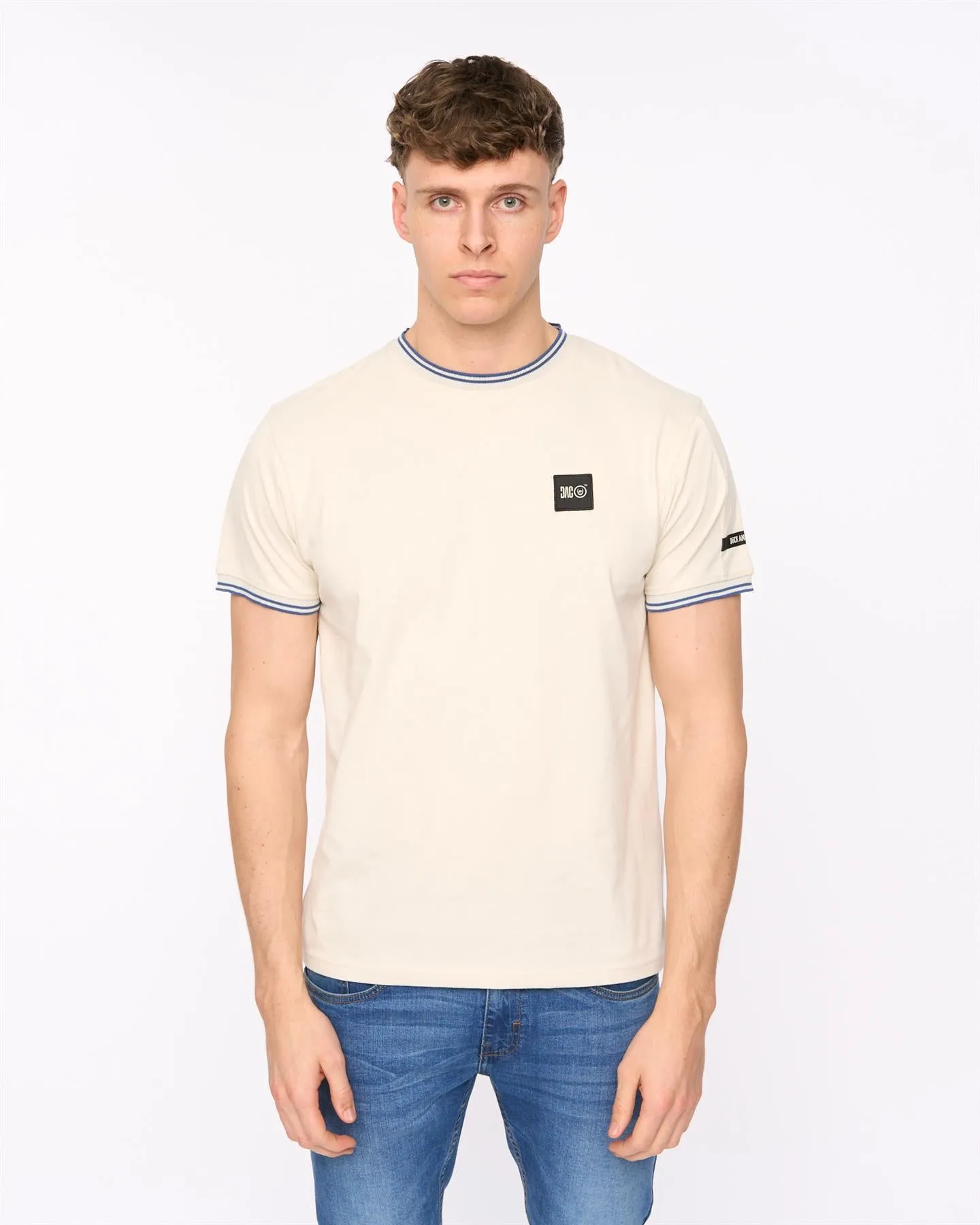 Mens Wrentham T-Shirt Light Stone sold by Brand Corner