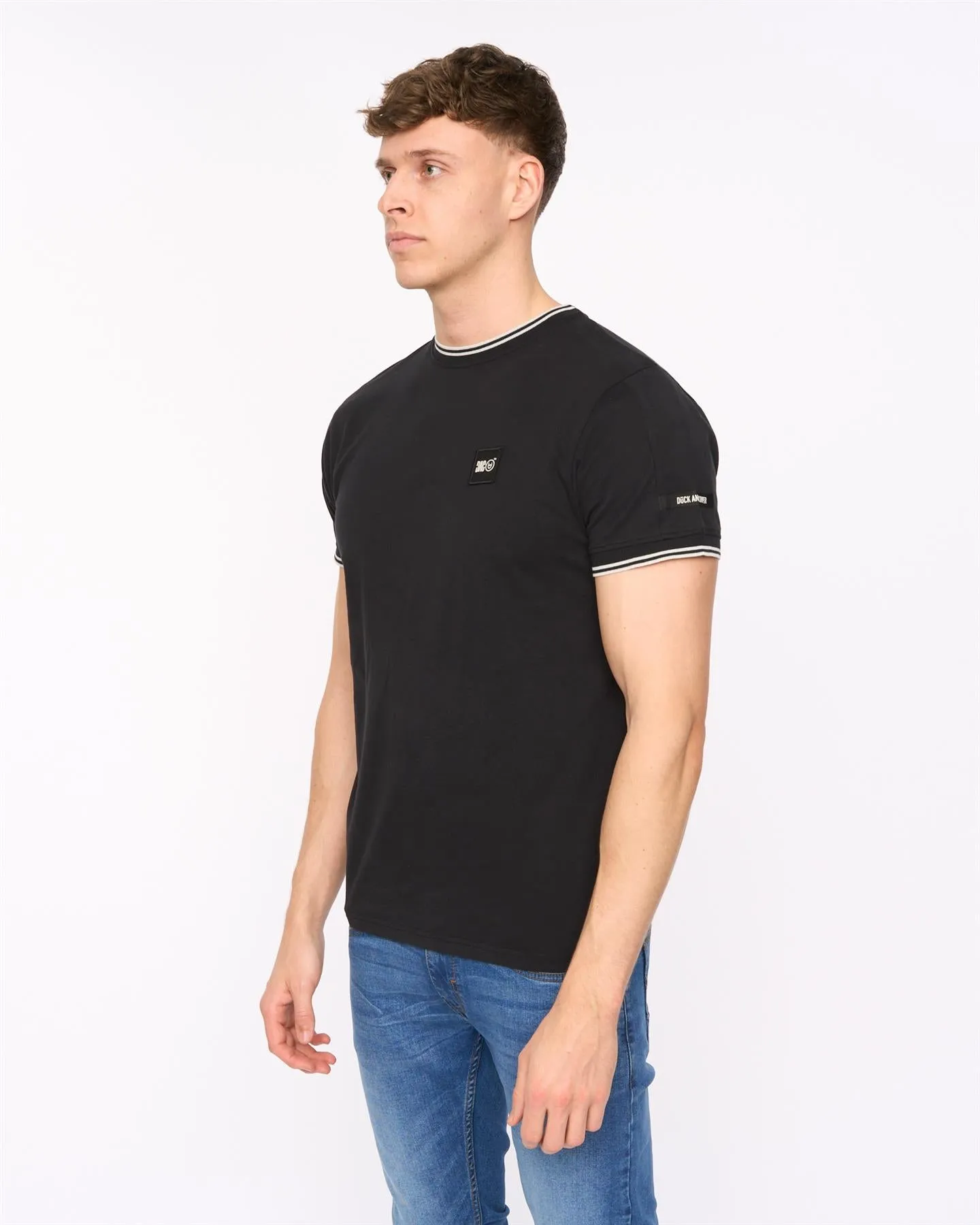 Mens Wrentham T-Shirt Black sold by Brand Corner product image thumbnail 4