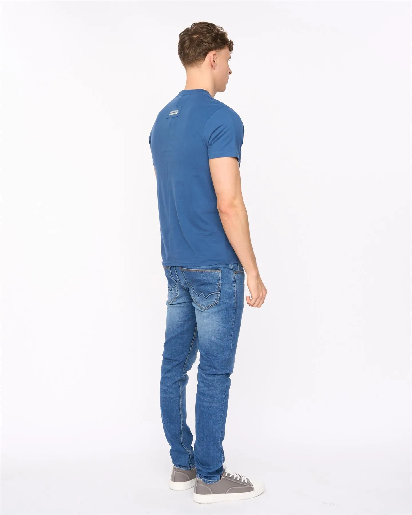 Mens Stoneham T-Shirt Denim Blue sold by Brand Corner product image thumbnail 4