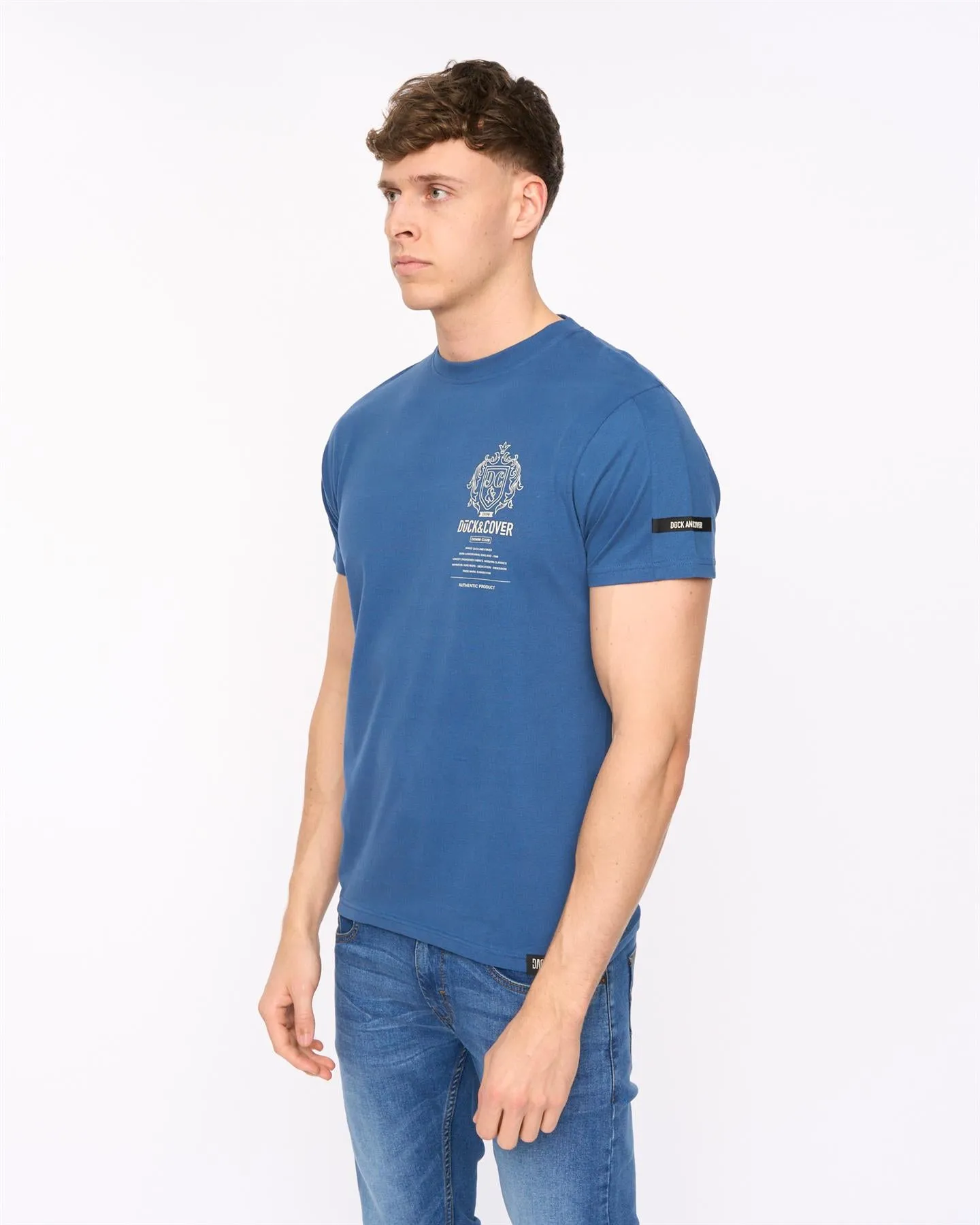 Mens Stoneham T-Shirt Denim Blue sold by Brand Corner product image thumbnail 2