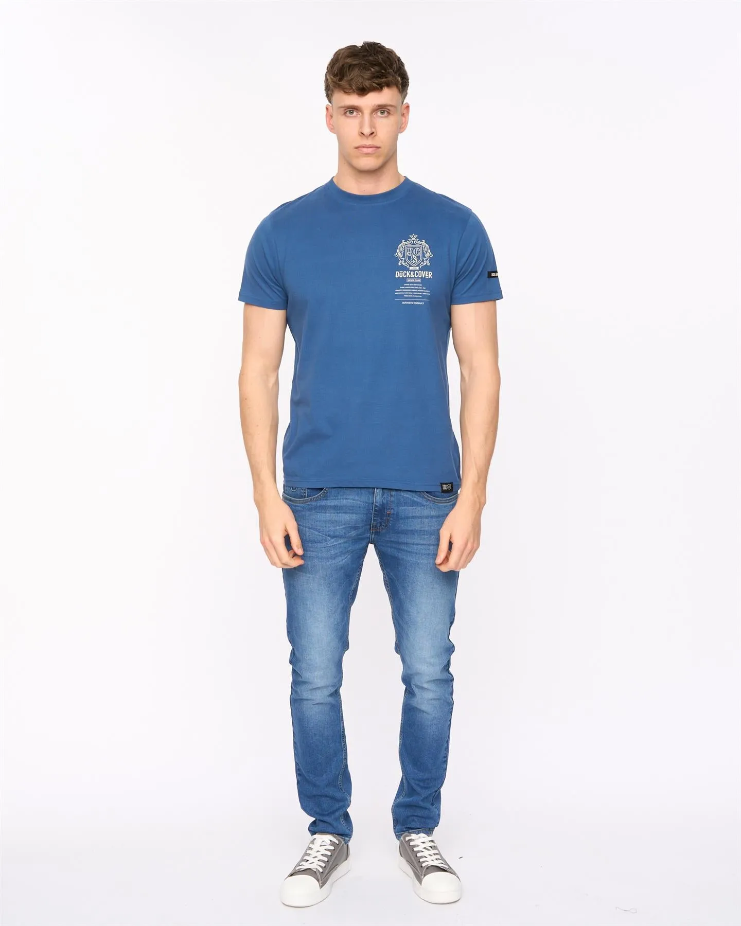 Mens Stoneham T-Shirt Denim Blue sold by Brand Corner product image thumbnail 3