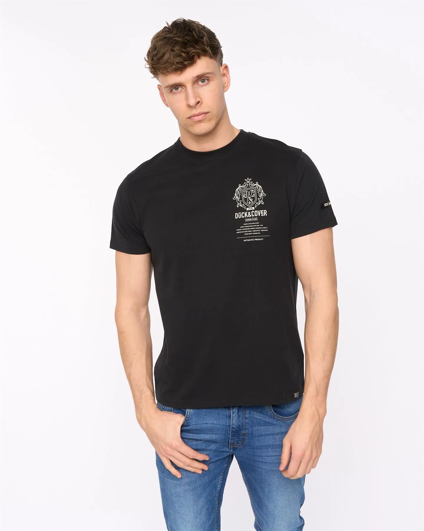 Mens Stoneham T-Shirt Black sold by Brand Corner product image thumbnail 5