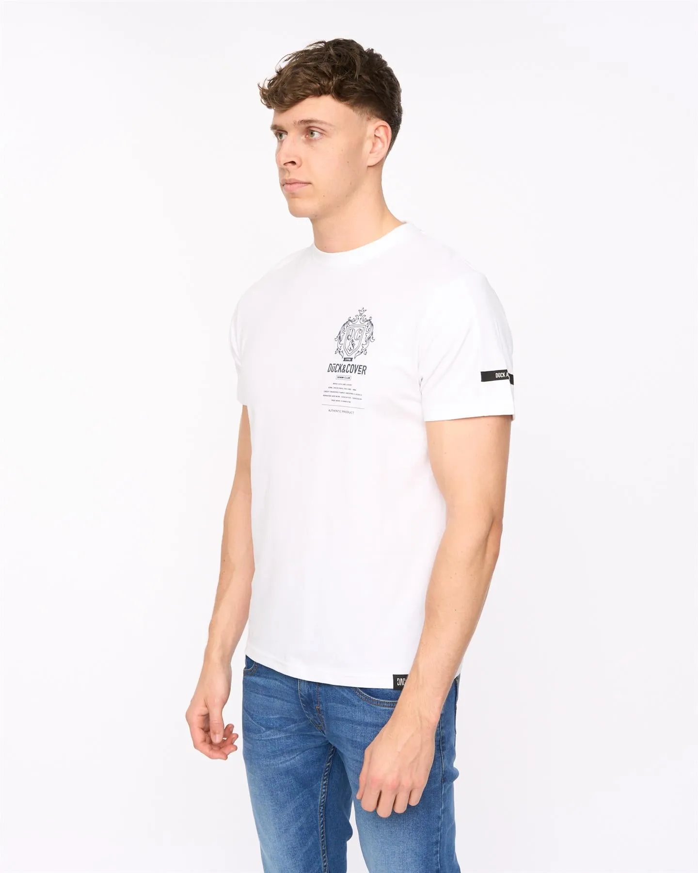 Mens Stoneham T-Shirt White sold by Brand Corner product image thumbnail 2