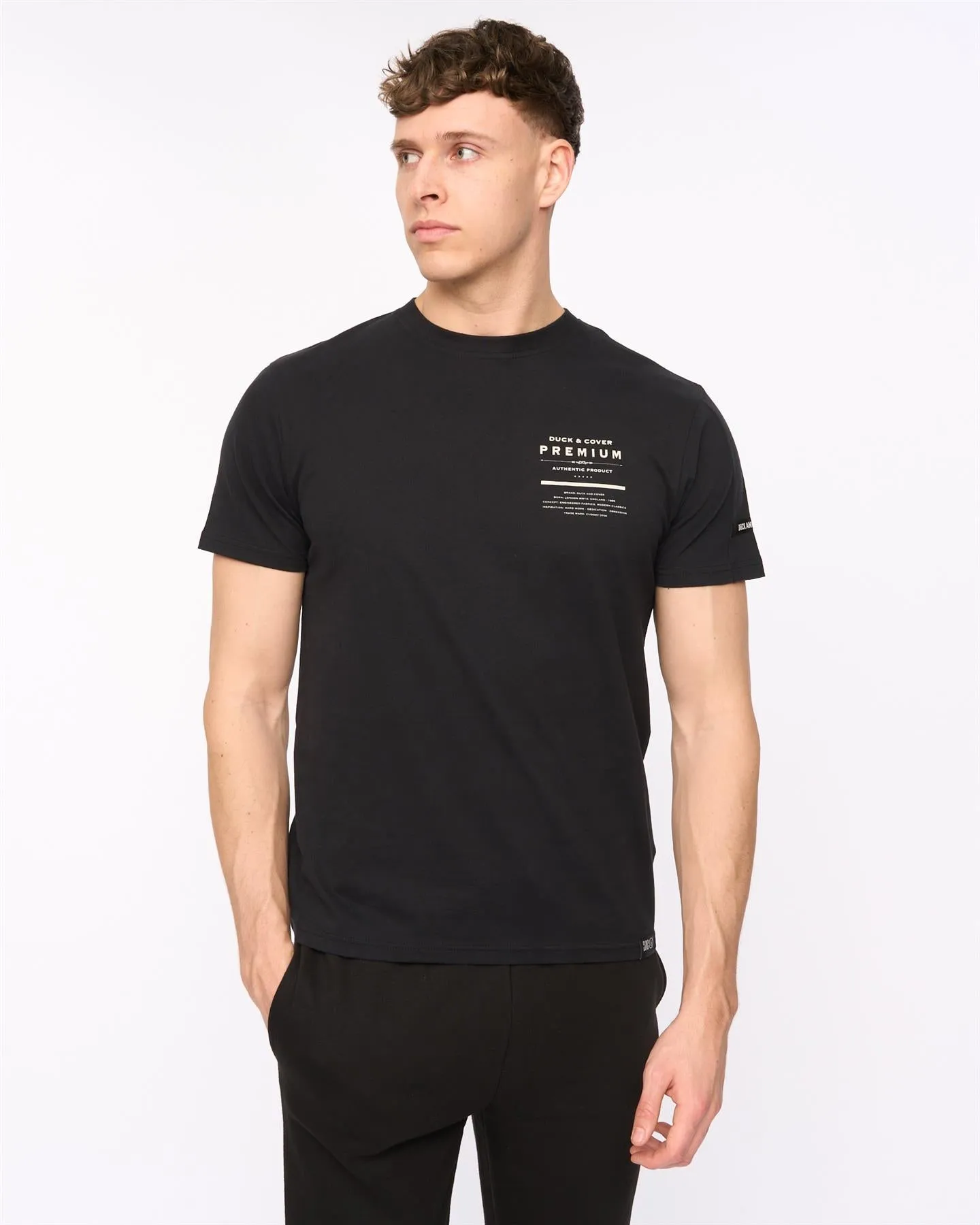 Mens Rayland T-Shirt Black sold by Brand Corner product image thumbnail 5