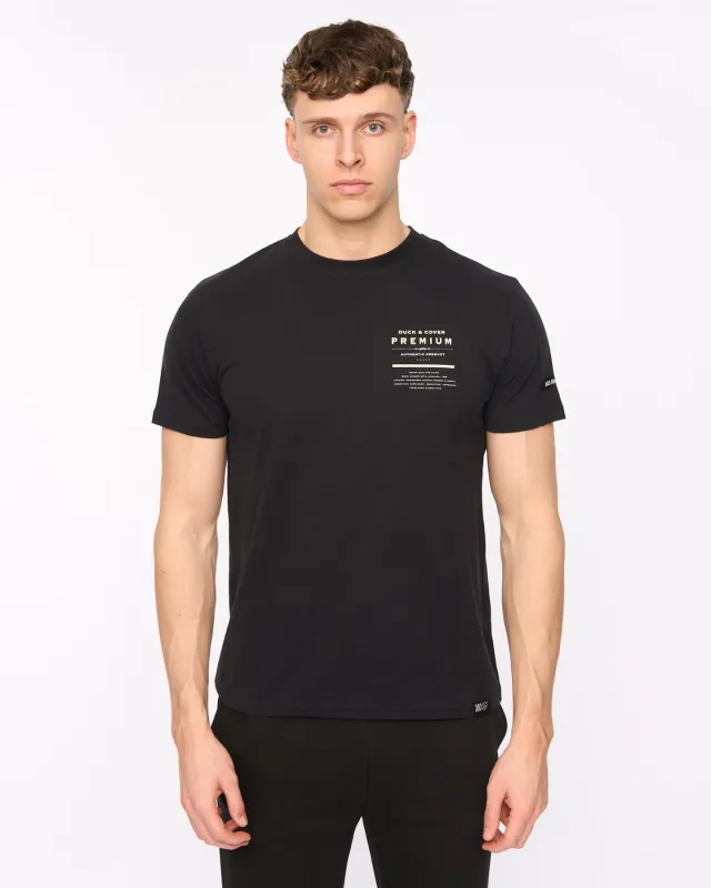 Mens Rayland T-Shirt Black sold by Brand Corner