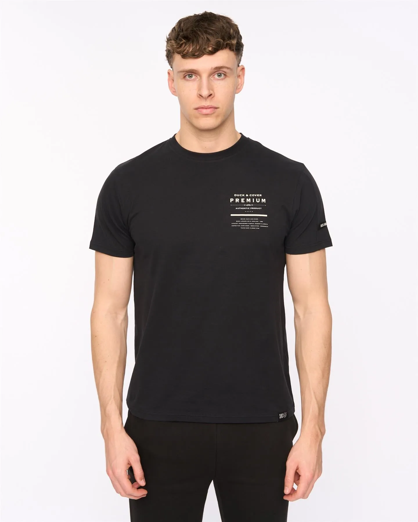 Mens Rayland T-Shirt Black sold by Brand Corner
