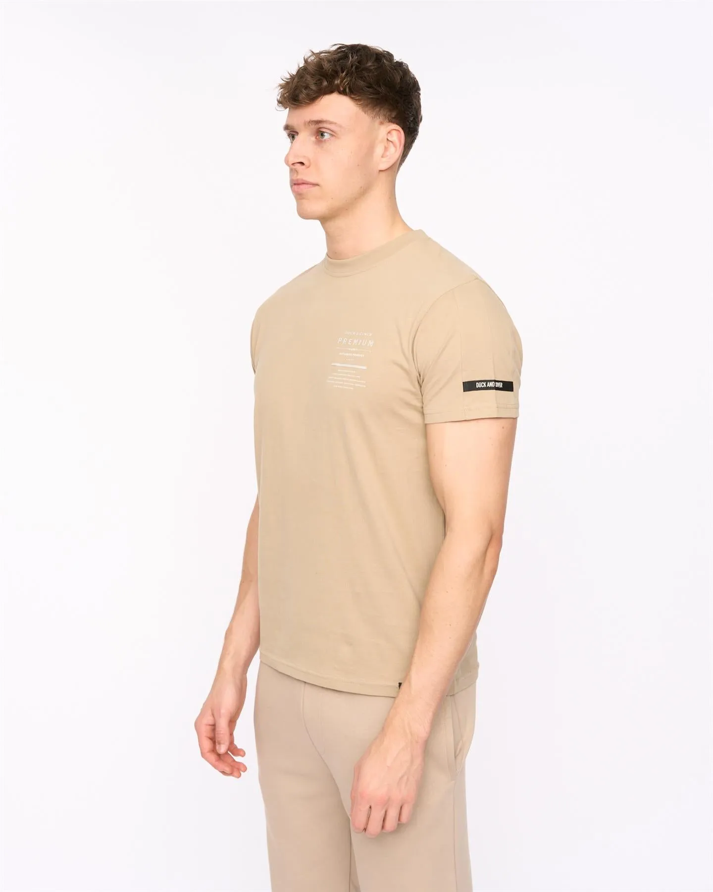 Mens Rayland T-Shirt Stone sold by Brand Corner product image thumbnail 2