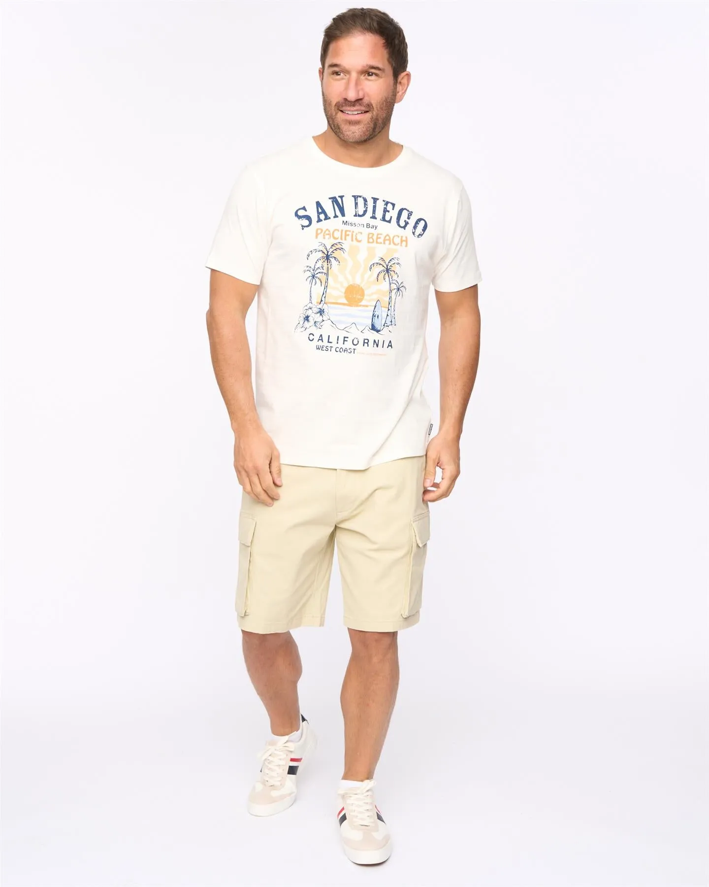 Mens Sandico T-Shirt Off White sold by Brand Corner product image thumbnail 3