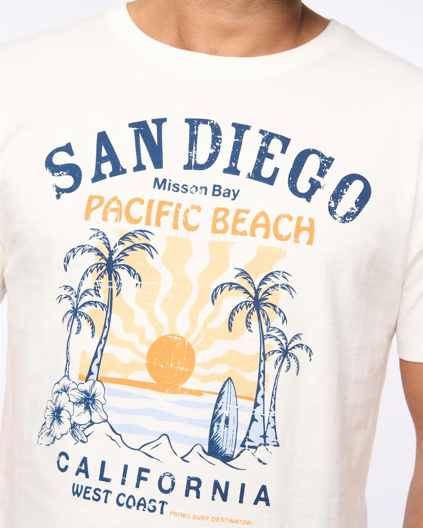 Mens Sandico T-Shirt Off White sold by Brand Corner product image thumbnail 5