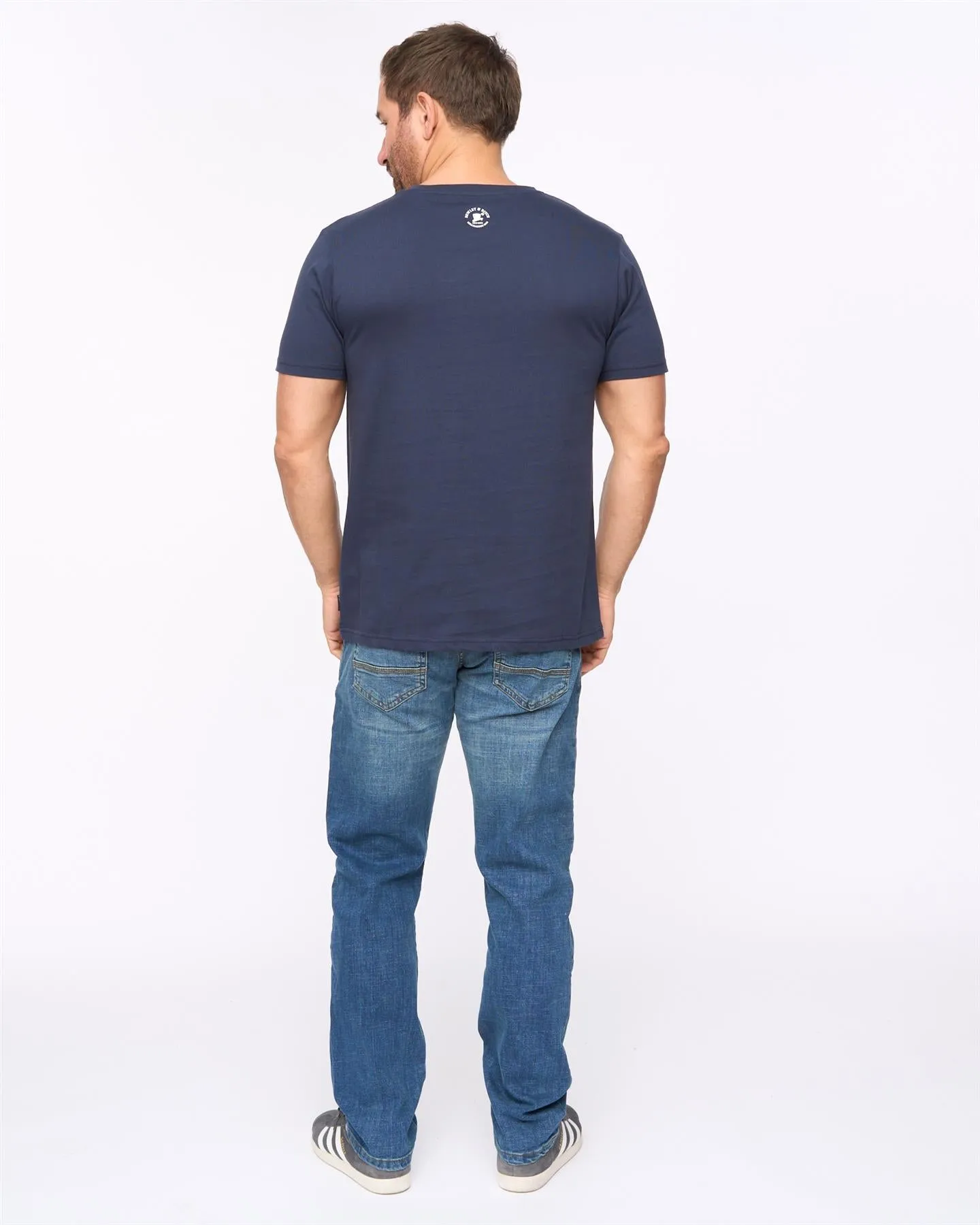 Mens Harlings T-Shirt Navy sold by Brand Corner product image thumbnail 4