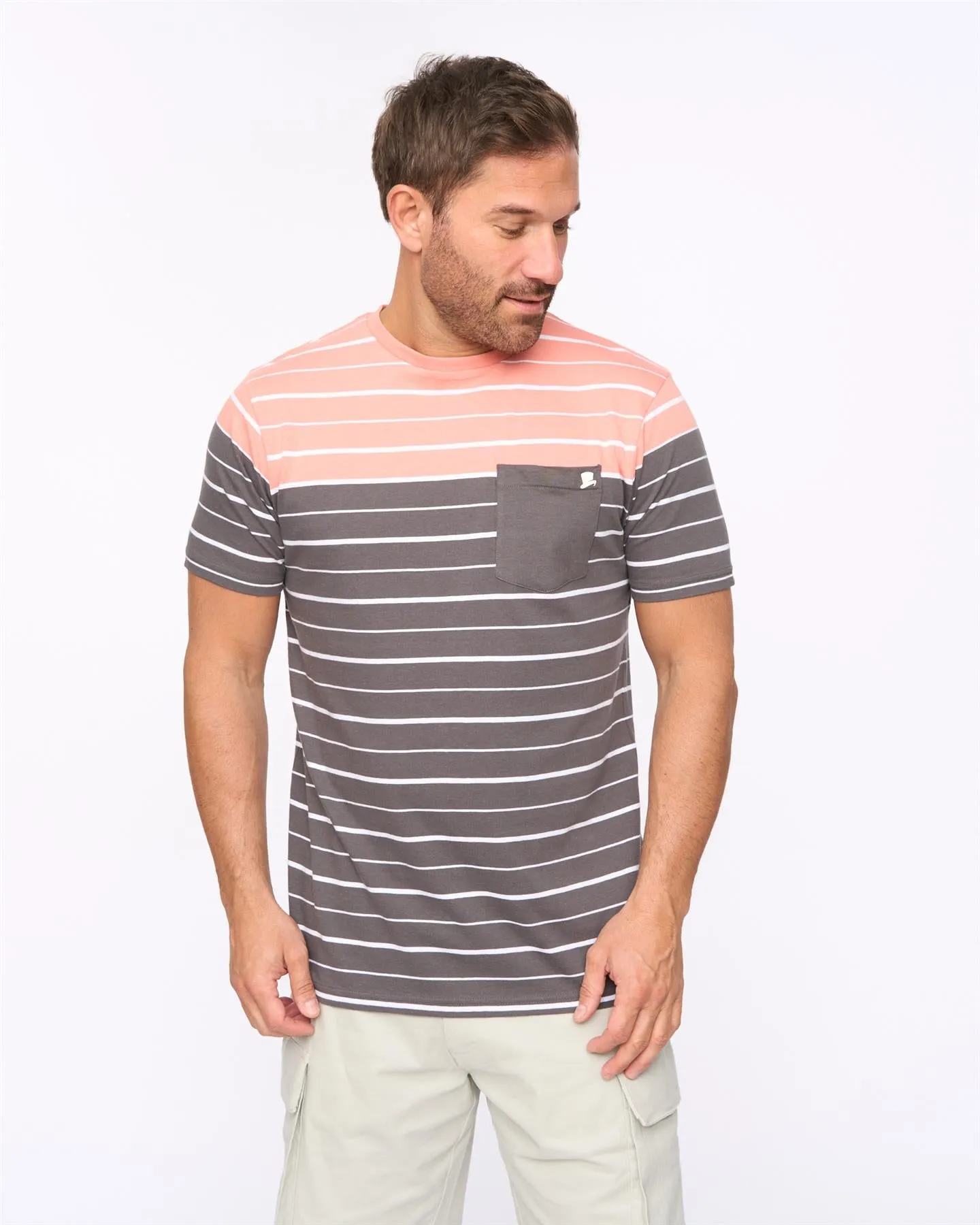 Mens Blaydon T-Shirt Charcoal sold by Brand Corner product image thumbnail 2