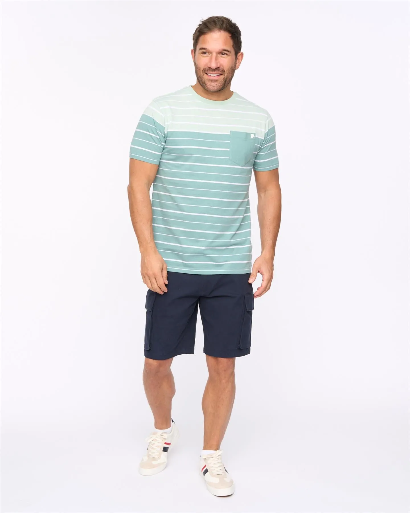 Mens Blaydon T-Shirt Teal sold by Brand Corner product image thumbnail 3