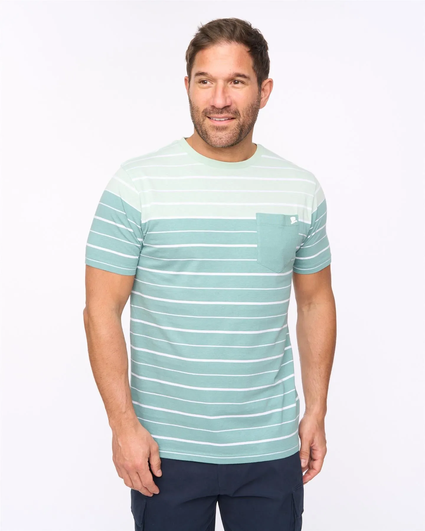 Mens Blaydon T-Shirt Teal sold by Brand Corner