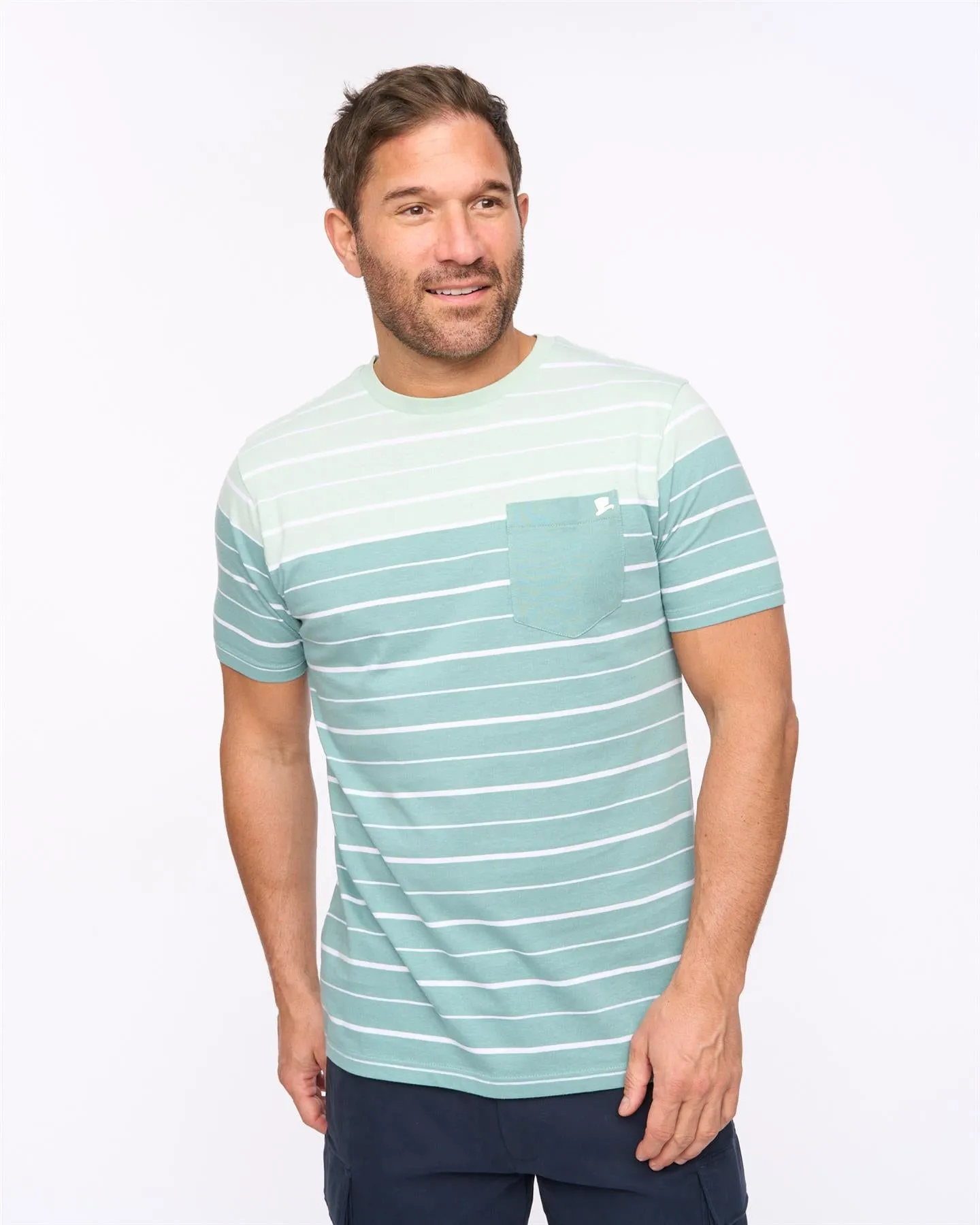 Mens Blaydon T-Shirt Teal sold by Brand Corner product image thumbnail 2
