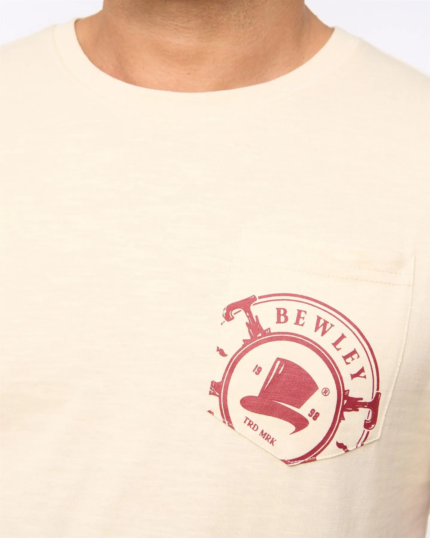 Mens Kinson T-Shirt Stone sold by Brand Corner product image thumbnail 5