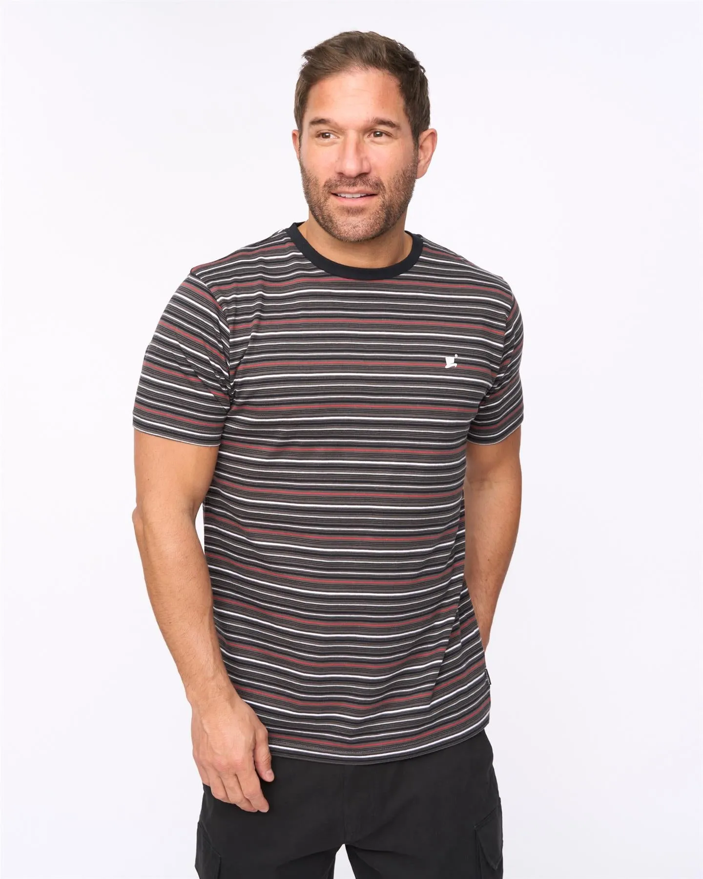 Mens Packham T-Shirt Charcoal sold by Brand Corner product image thumbnail 2