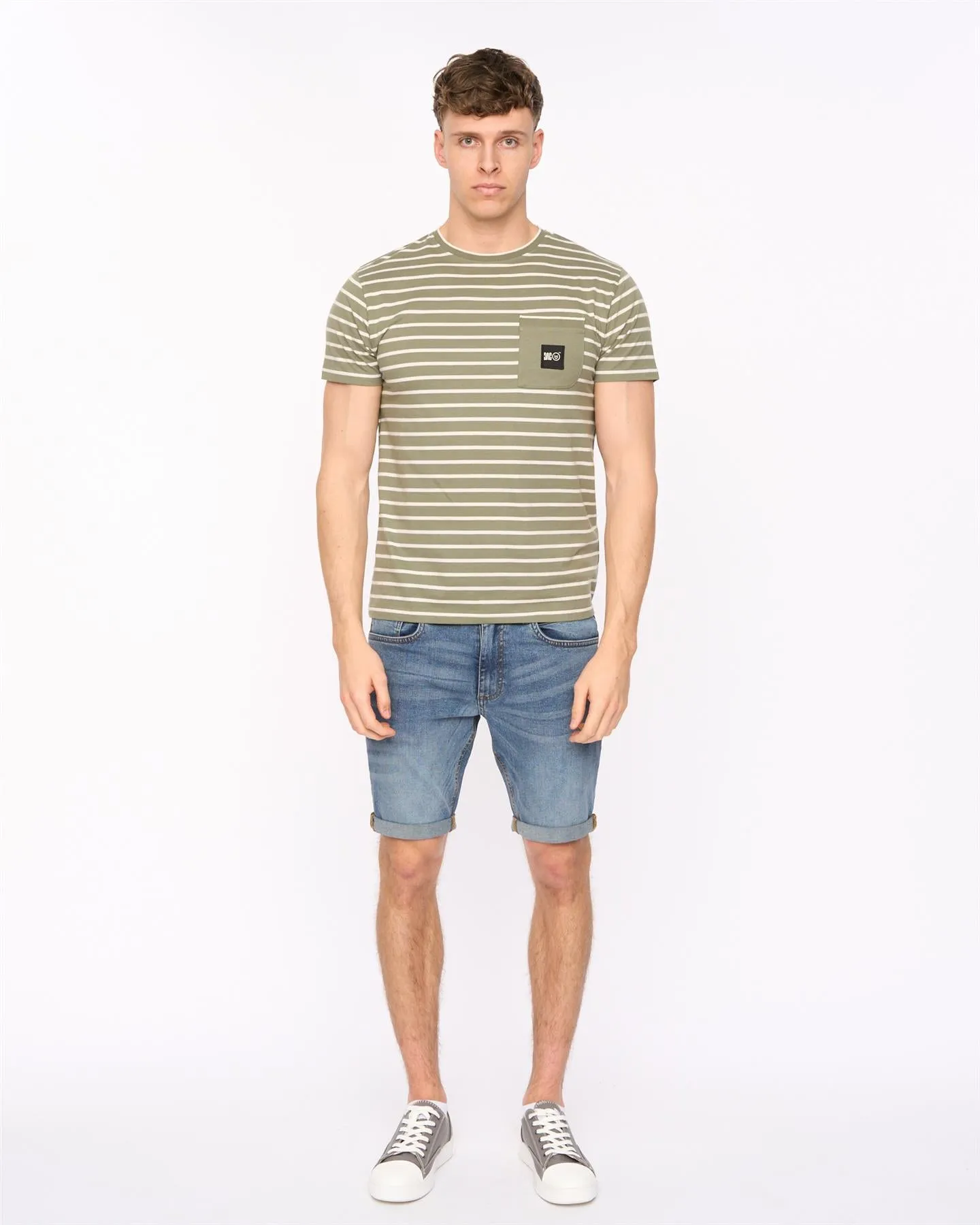 Mens Danversity T-Shirt Olive sold by Brand Corner product image thumbnail 3