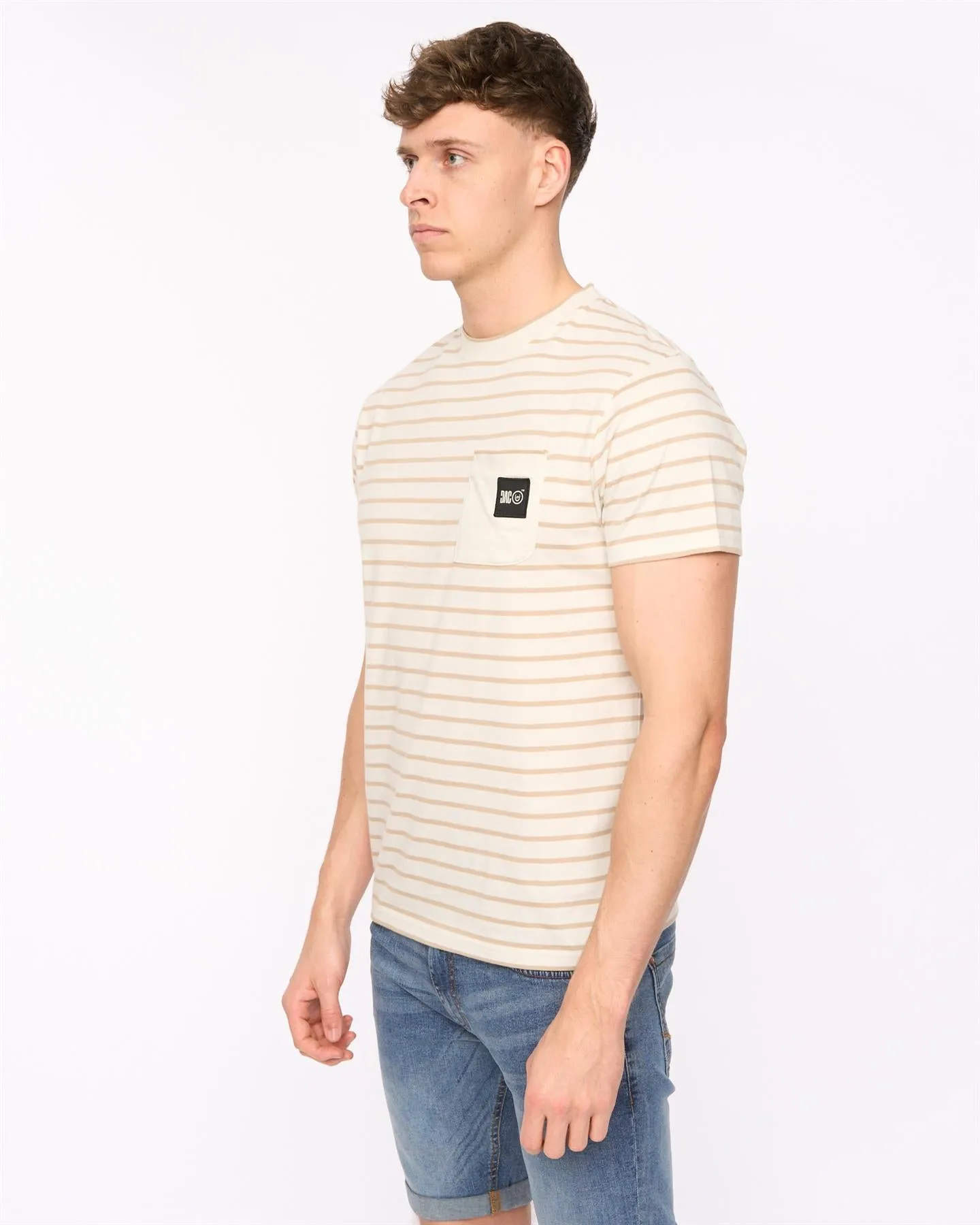 Mens Danversity T-Shirt Stone sold by Brand Corner product image thumbnail 2