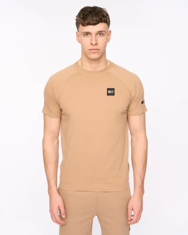 Mens Topfield T-Shirt Sand sold by Brand Corner
