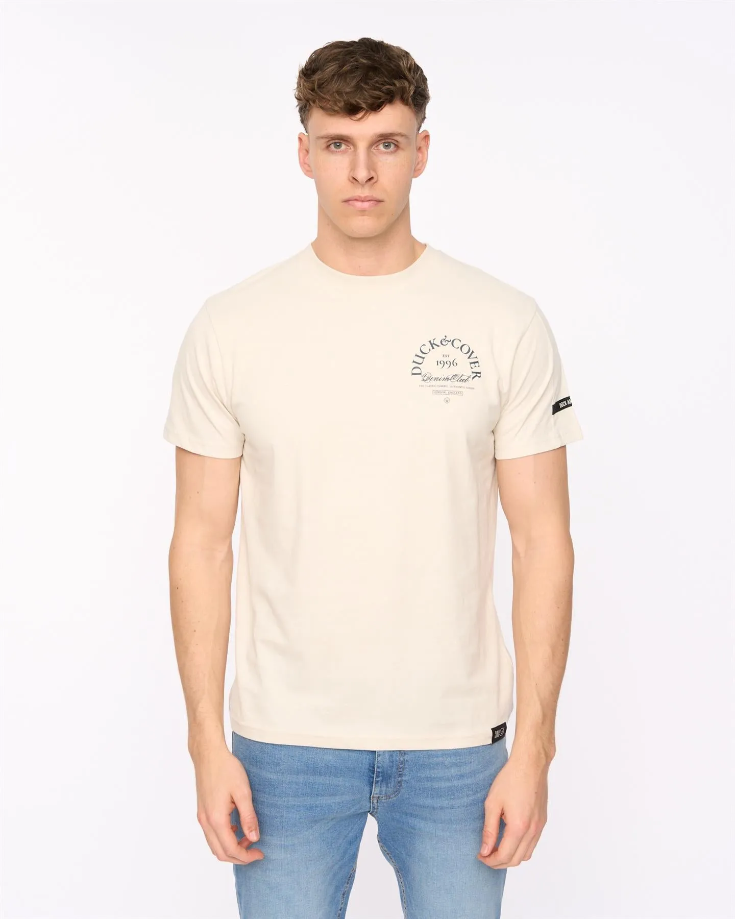 Mens Sudbury T-Shirt Light Stone sold by Brand Corner