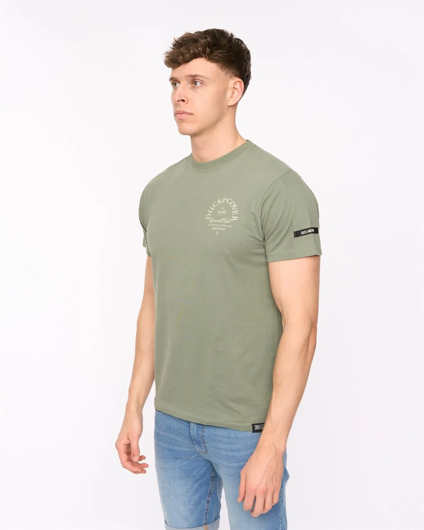 Mens Sudbury T-Shirt Olive sold by Brand Corner product image thumbnail 4