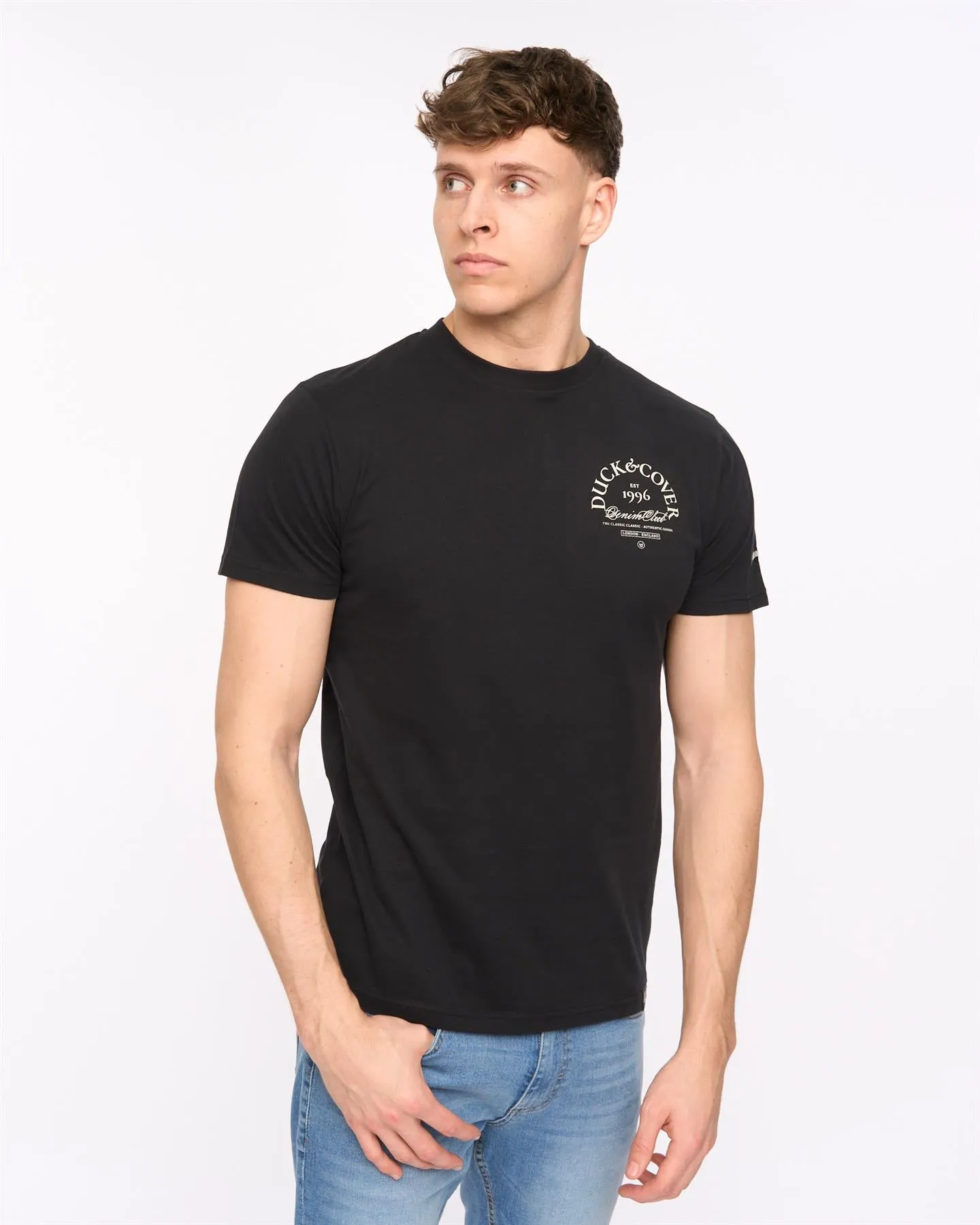 Mens Sudbury T-Shirt Black sold by Brand Corner product image thumbnail 5