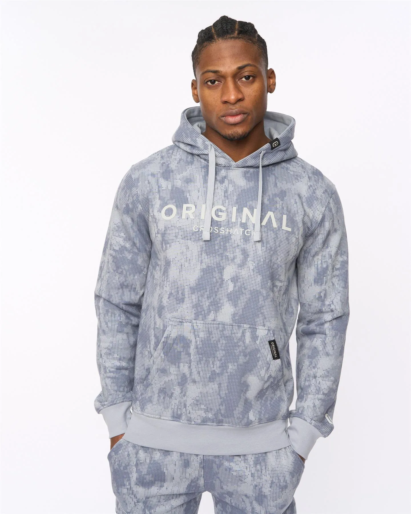 Mens Bardon Camo Hoodie Steel Blue sold by Brand Corner product image thumbnail 4