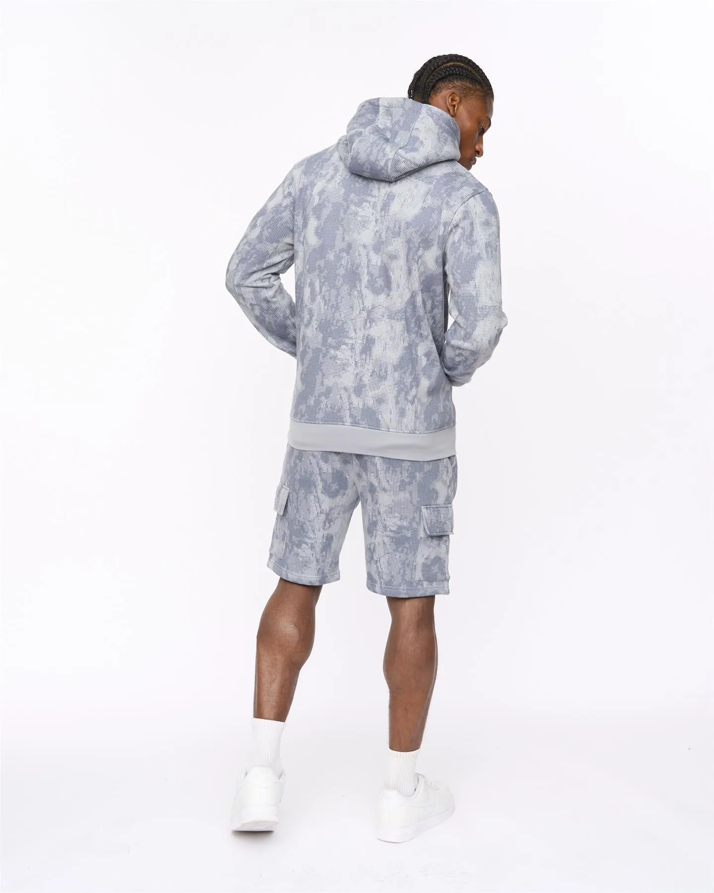 Mens Bardon Camo Hoodie Steel Blue sold by Brand Corner product image thumbnail 2