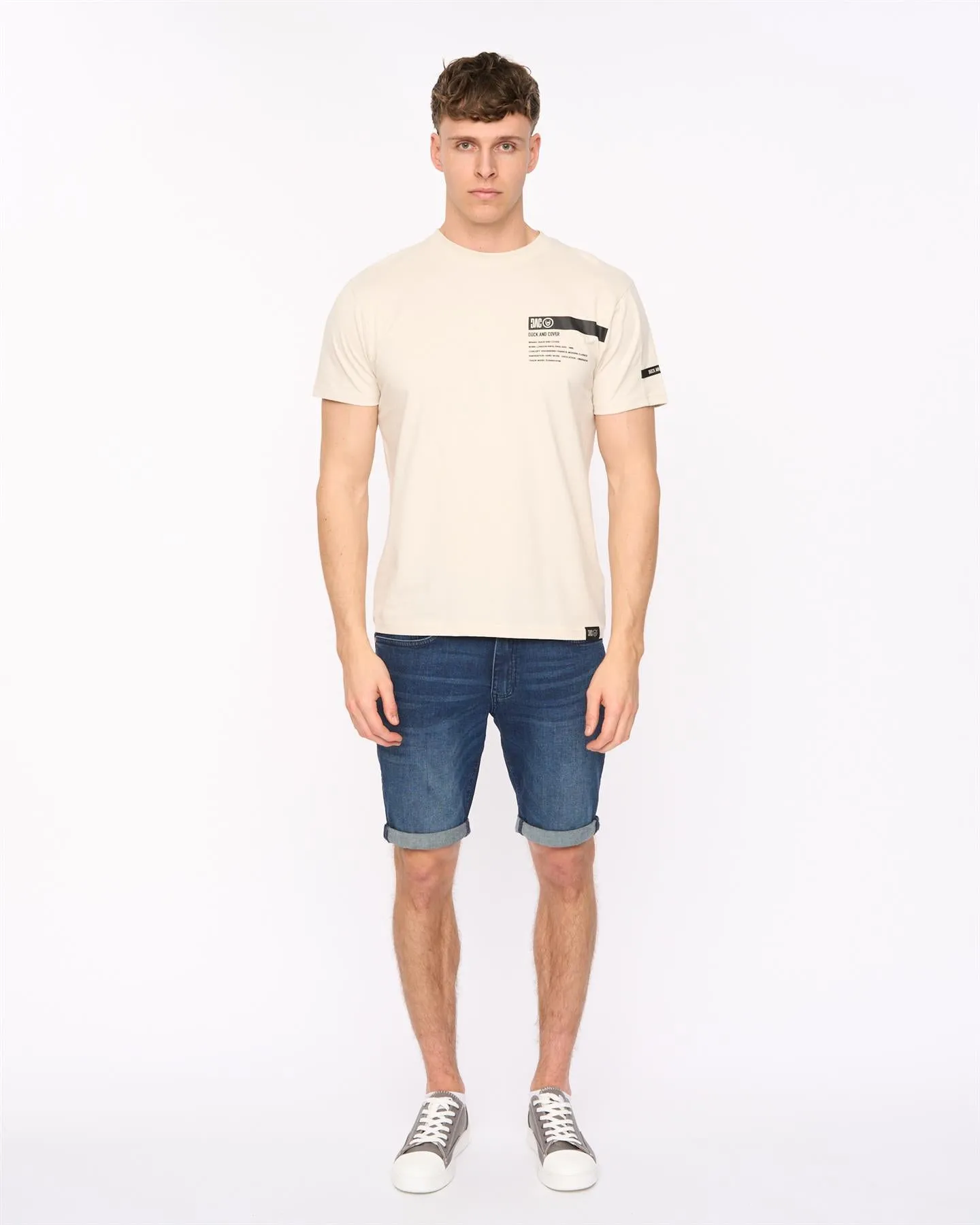 Mens Tatick T-Shirt Light Stone sold by Brand Corner product image thumbnail 3