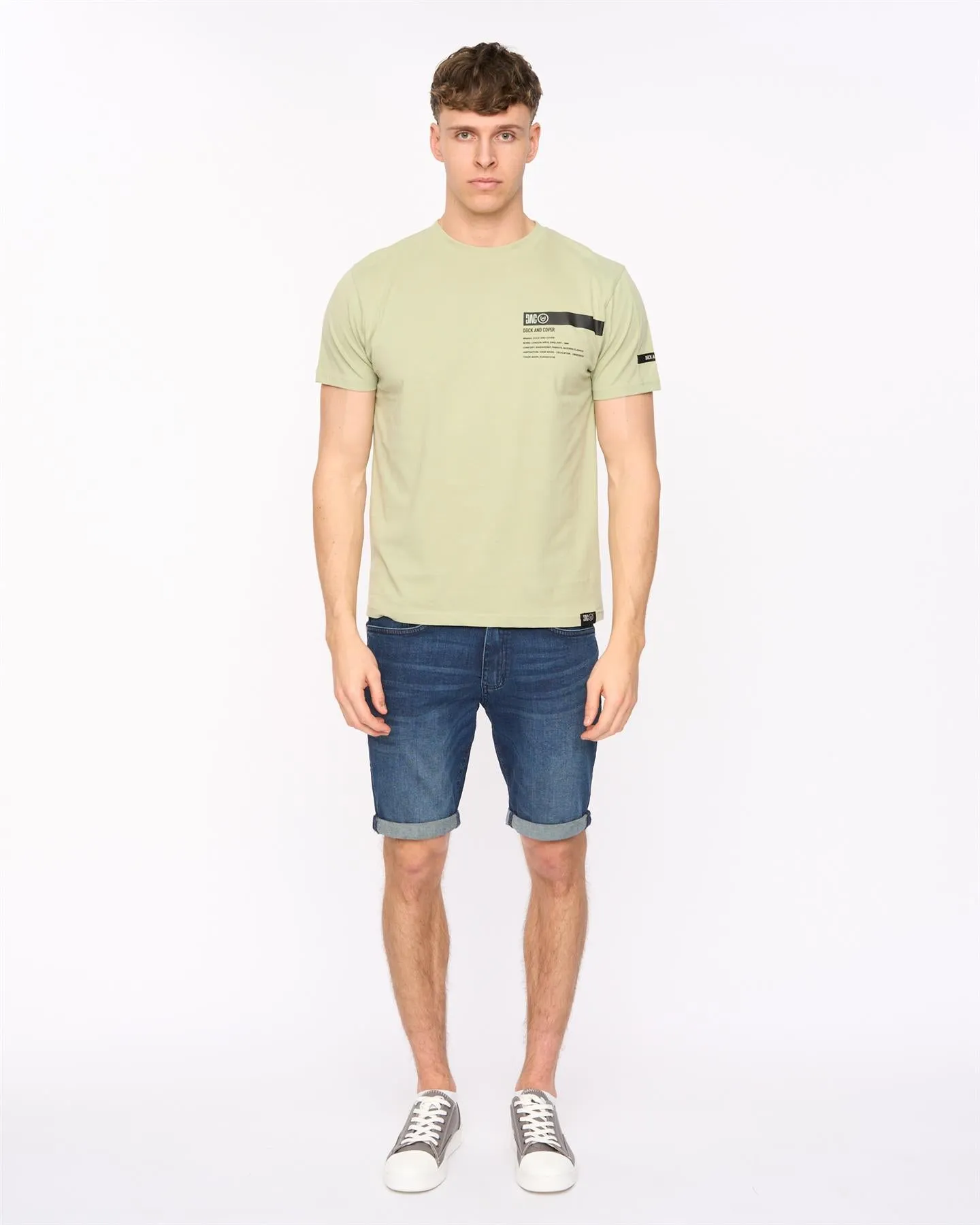 Mens Tatick T-Shirt Light Olive sold by Brand Corner product image thumbnail 2