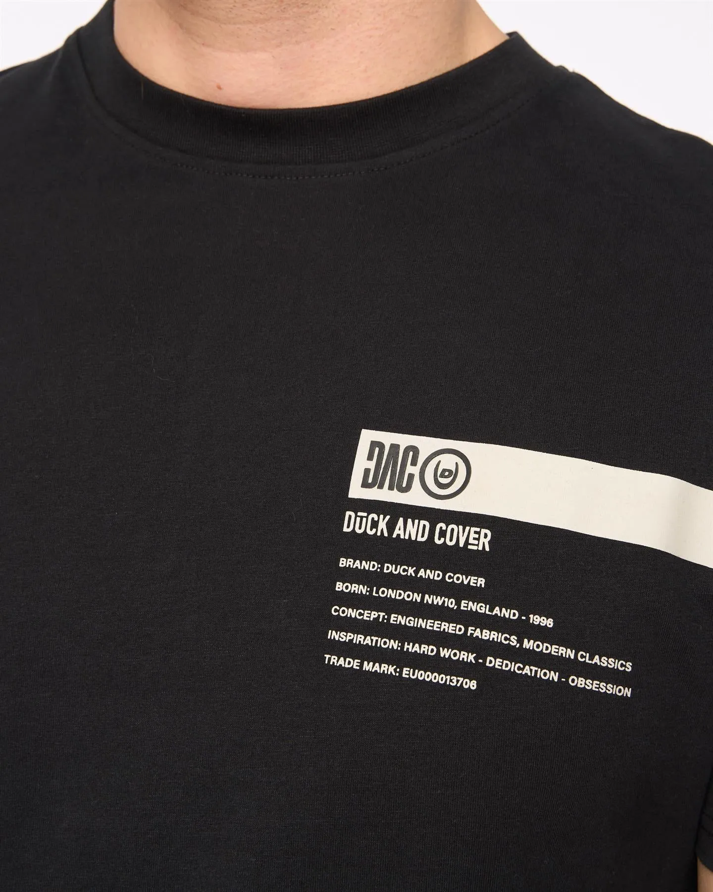 Mens Tatick T-Shirt Black sold by Brand Corner product image thumbnail 5