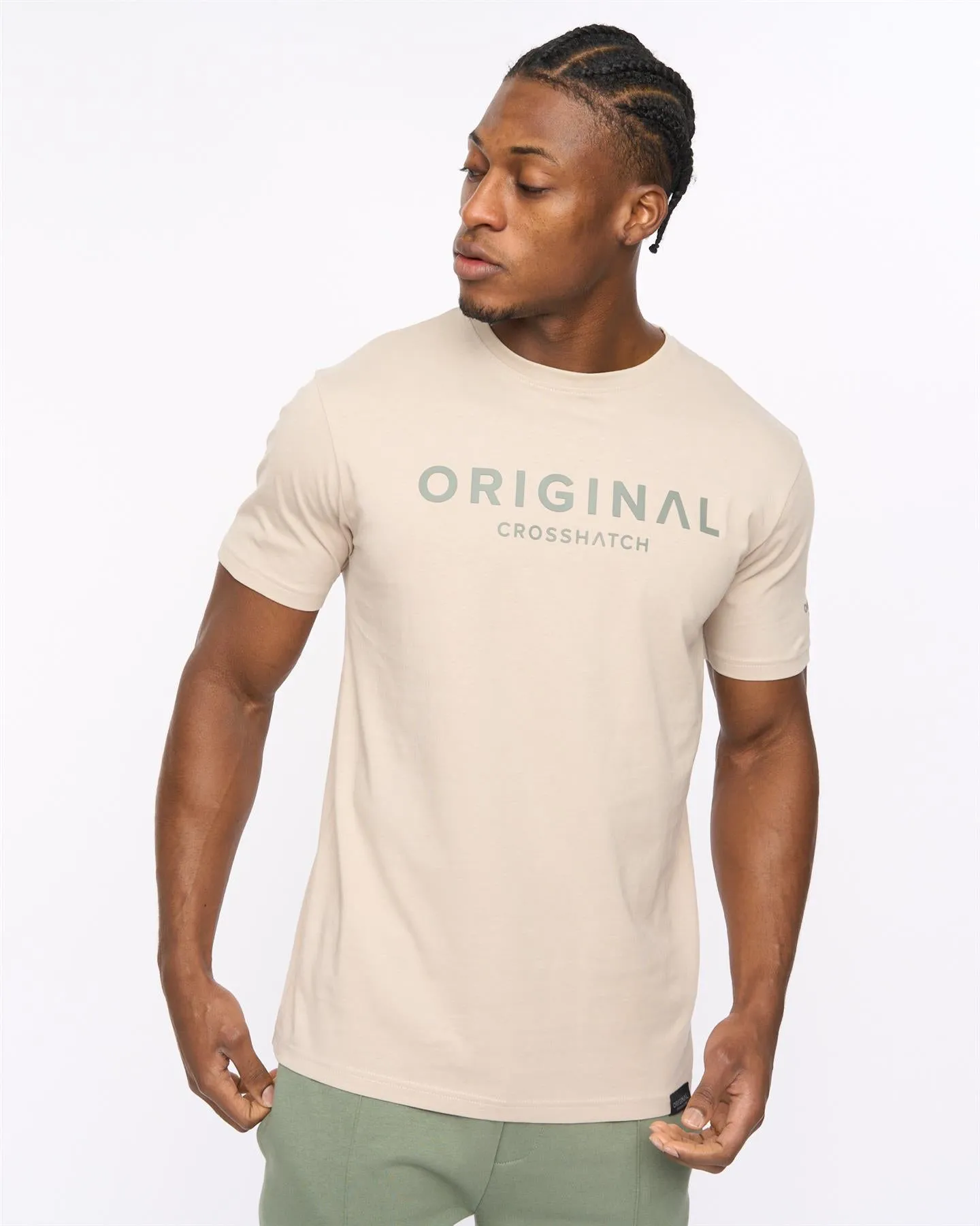 Mens Bardon T-Shirt Light Stone sold by Brand Corner product image thumbnail 2