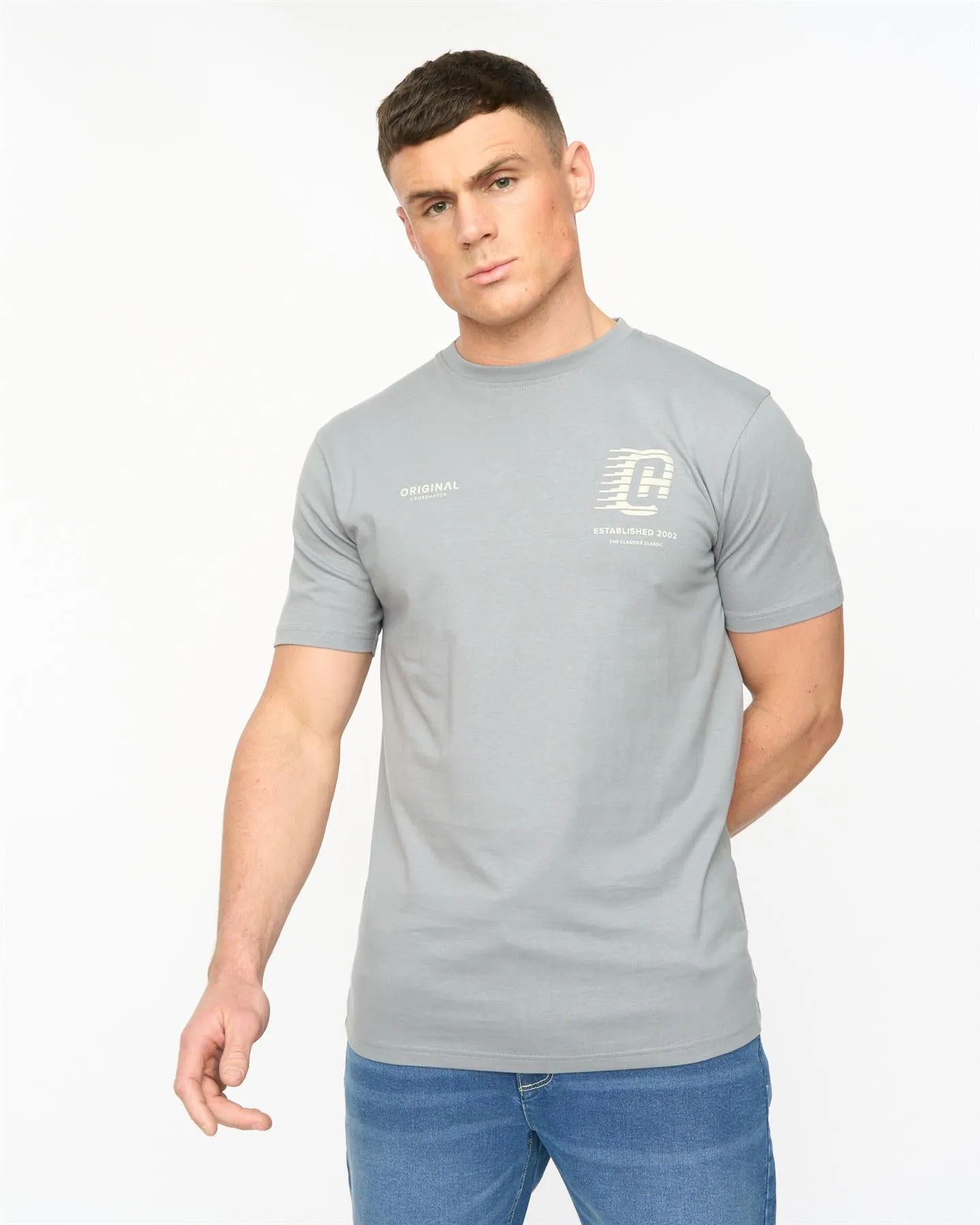 Mens Morville T-Shirt Steel Blue sold by Brand Corner product image thumbnail 2