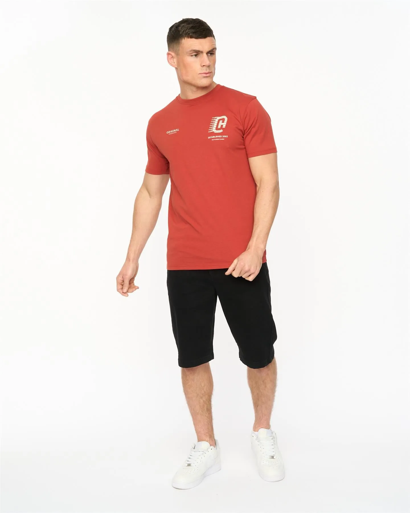 Mens Morville T-Shirt Red sold by Brand Corner product image thumbnail 3