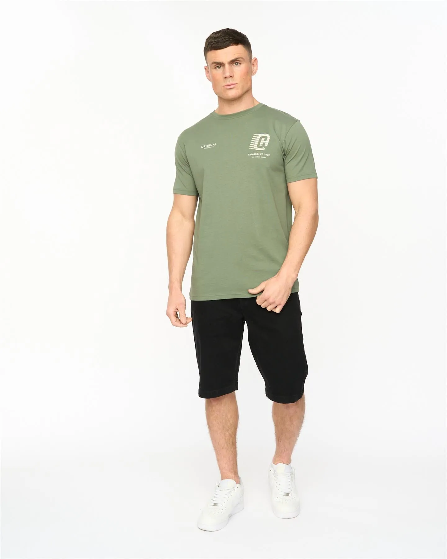 Mens Morville T-Shirt Olive sold by Brand Corner product image thumbnail 3