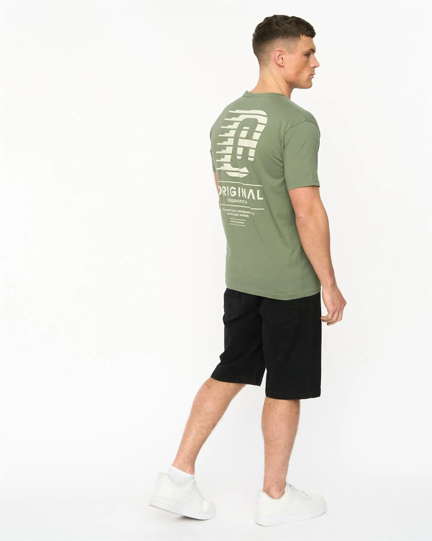 Mens Morville T-Shirt Olive sold by Brand Corner product image thumbnail 4