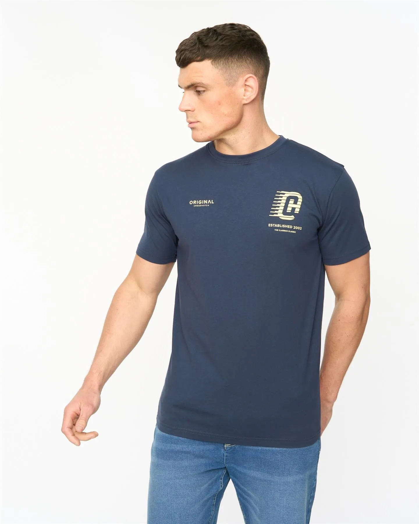 Mens Morville T-Shirt Navy sold by Brand Corner product image thumbnail 2